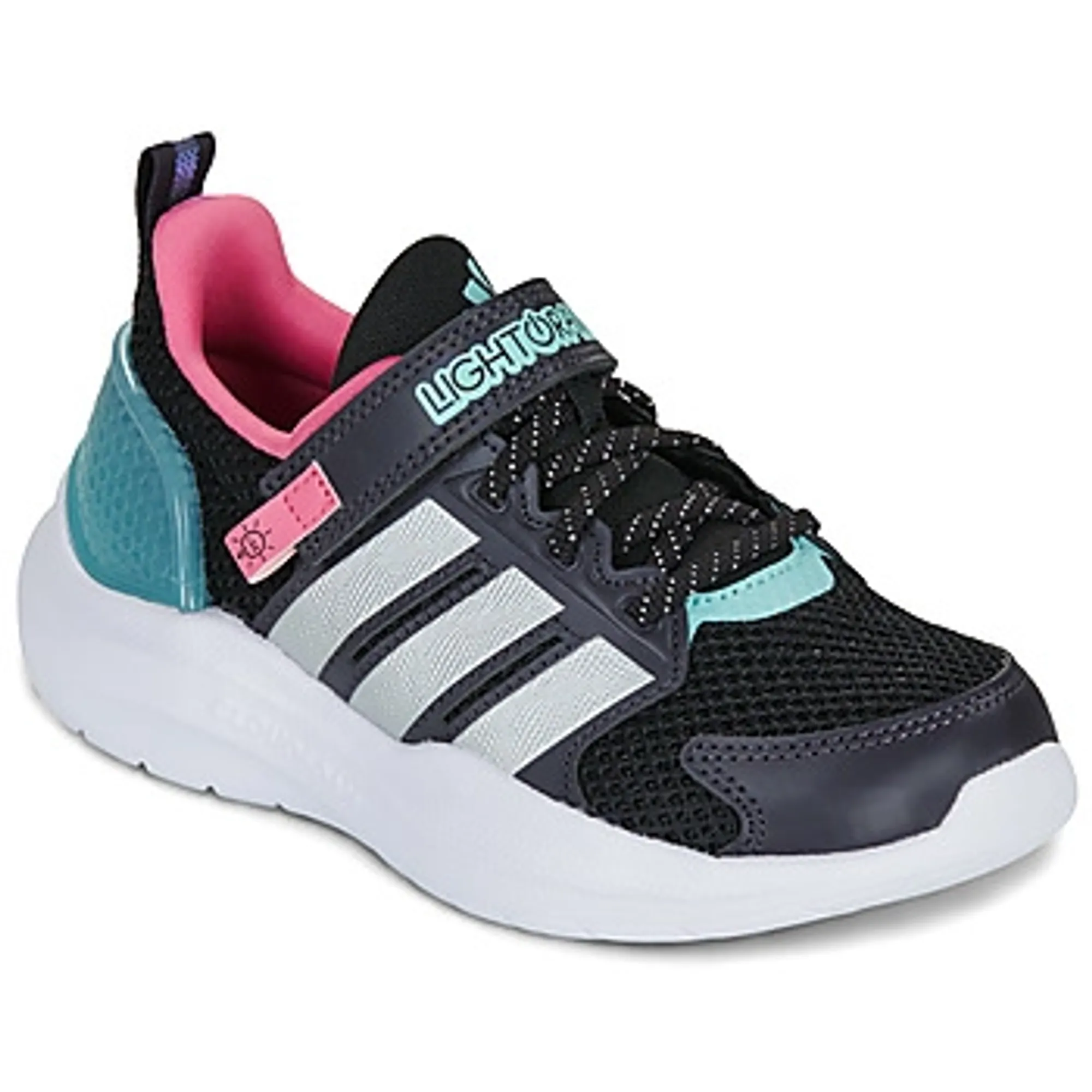 adidas LIGHTORAMA RNR EL C girls's Children's Shoes (Trainers) in Black