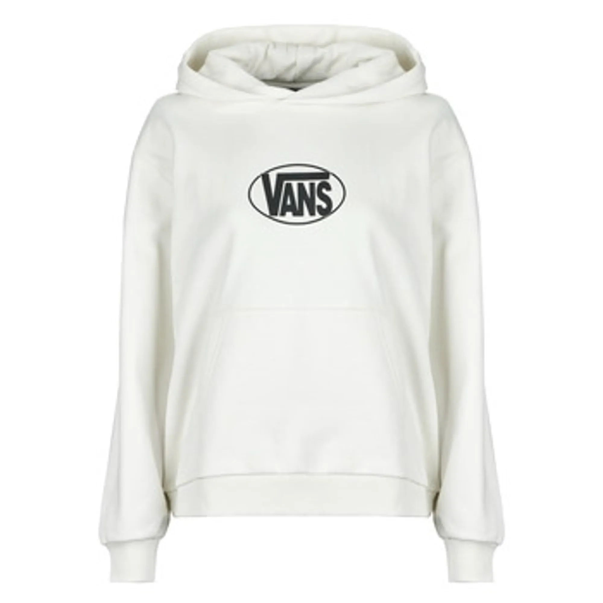 Vans  OVAL LOGO RELAXED PULLOVER  women's Hoodies in White