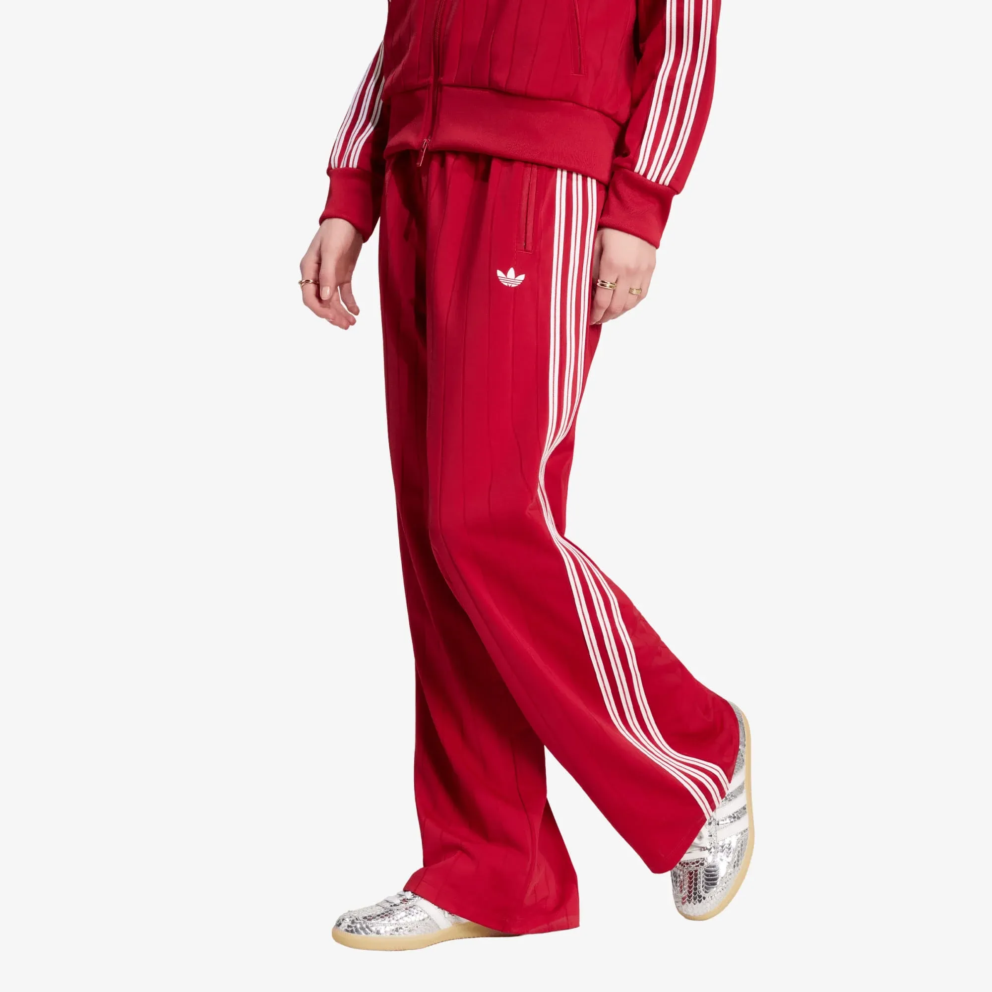 Pants Adidas Pinstripe Firebird Loose Trackpant Team Victory Red/ White/ Team Victory Red S