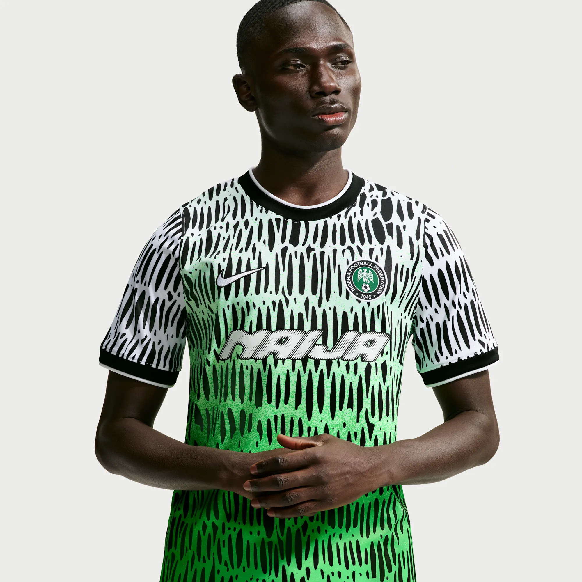 Nike x Nigeria x Slawn Dri-FIT Academy Pro Short-Sleeve Football Top - Black