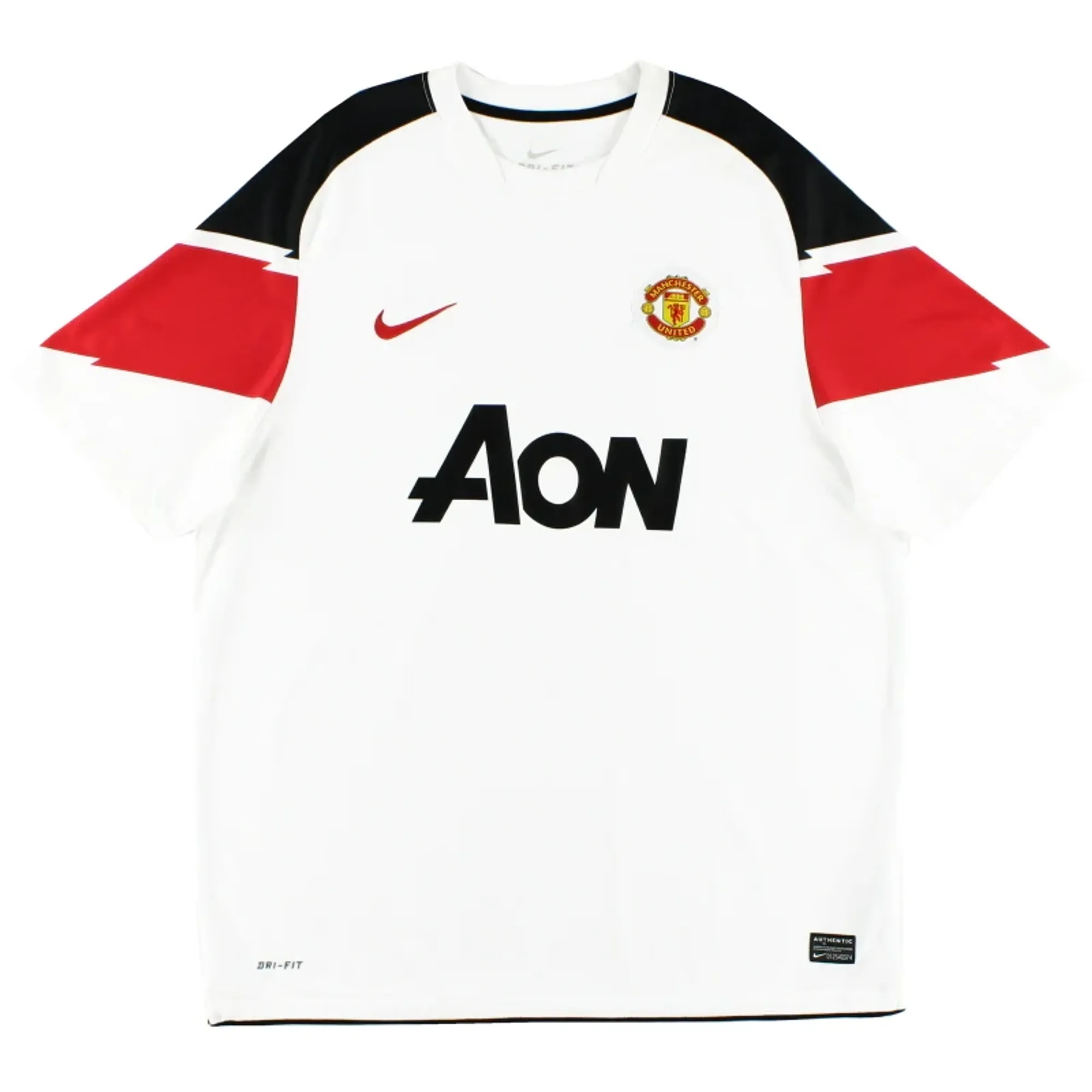 2010-12 Manchester United Nike Away Shirt M - Manchester United / Excellent