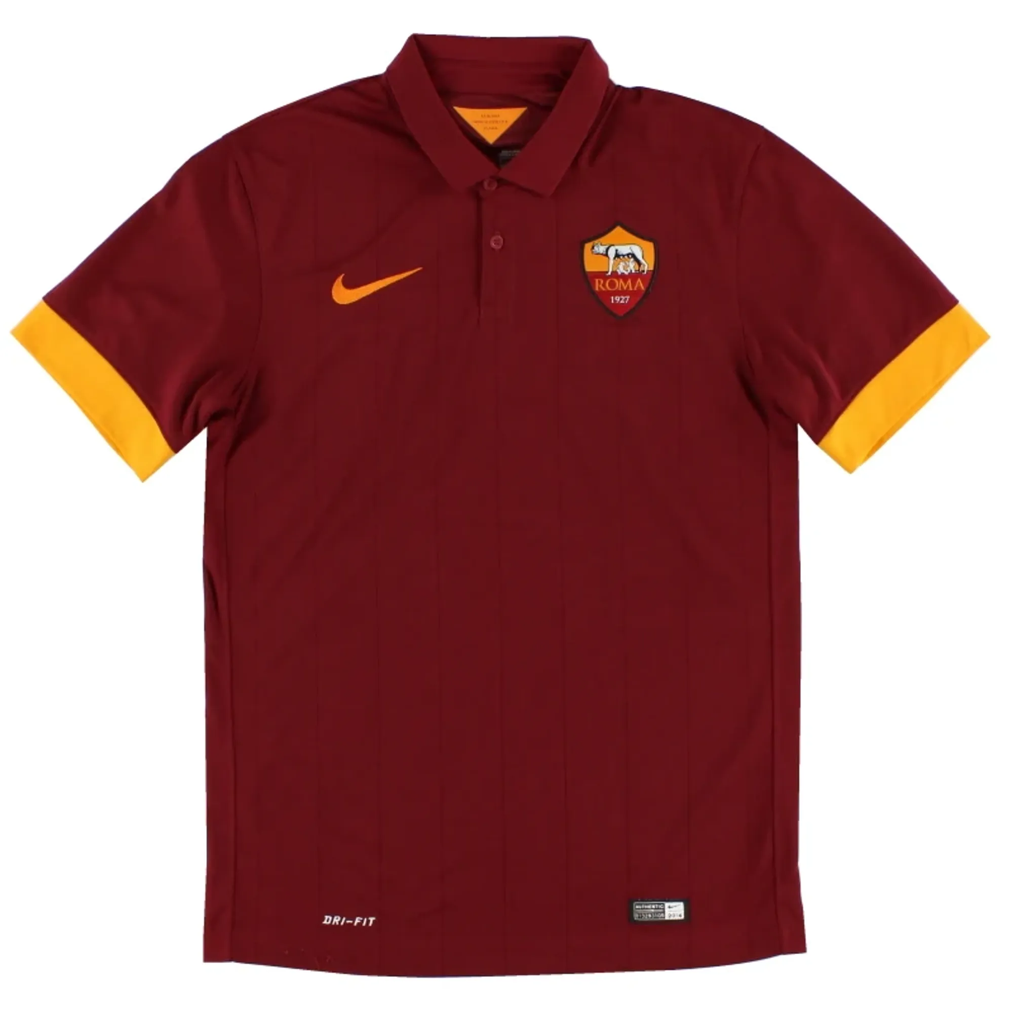 2014-15 Roma Nike Home Shirt M - Roma / Excellent