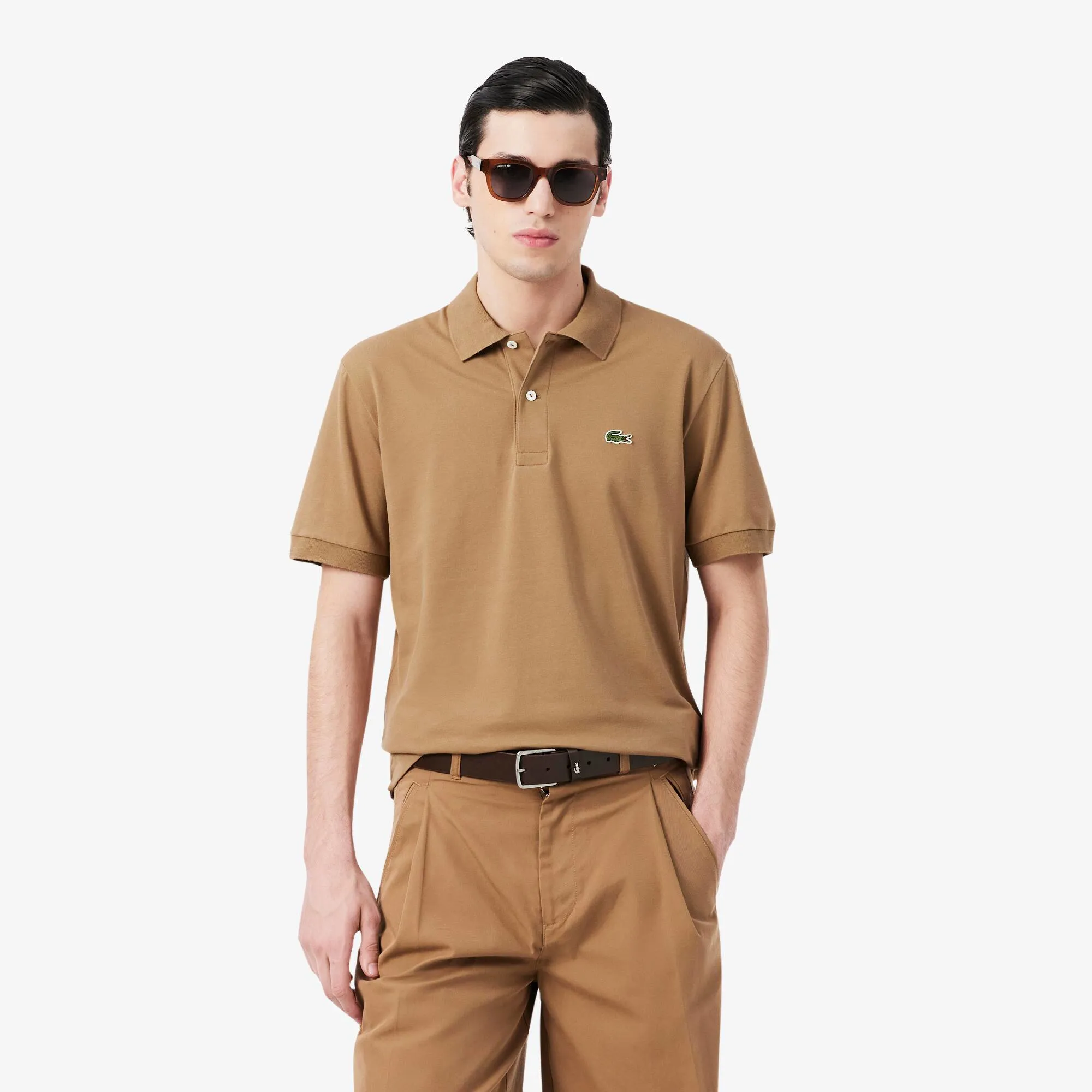 Lacoste Classic Fit L.12.12 LIGHT Polo Shirt - Brown