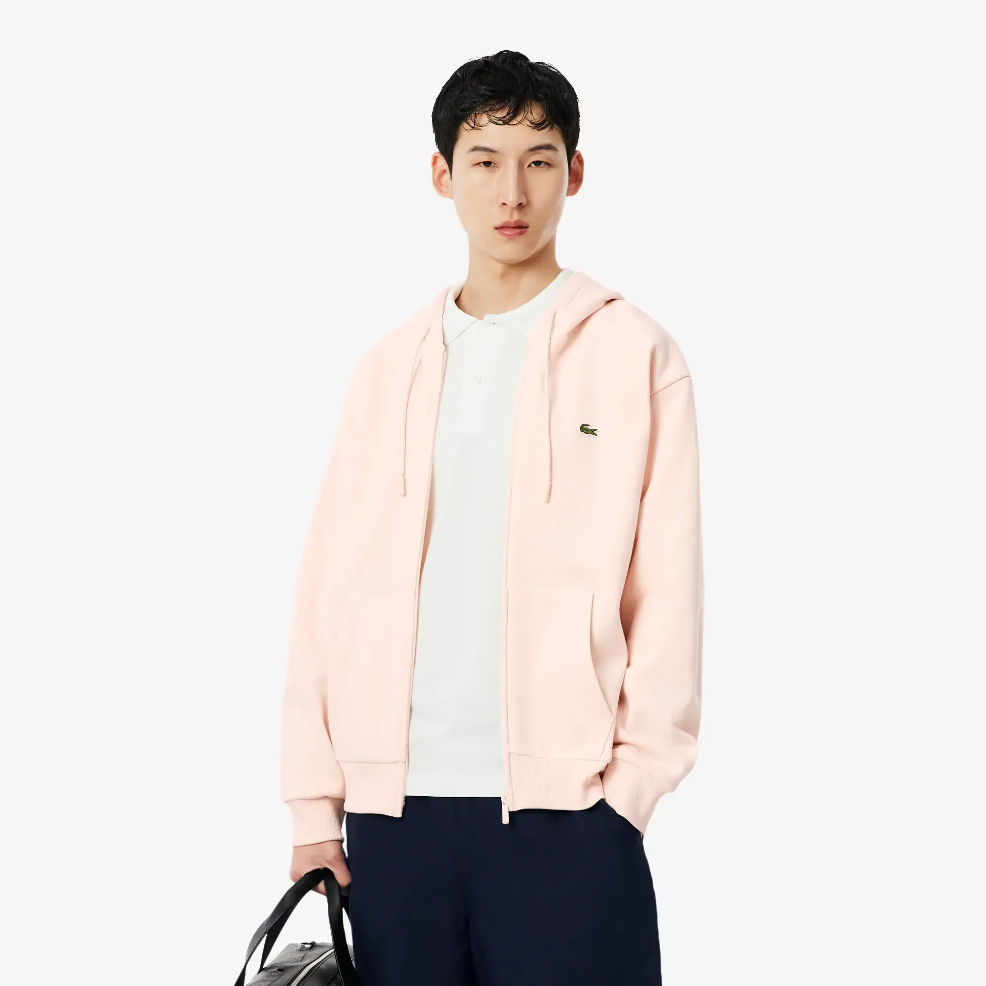 Lacoste Fleece Hoodie - Rose