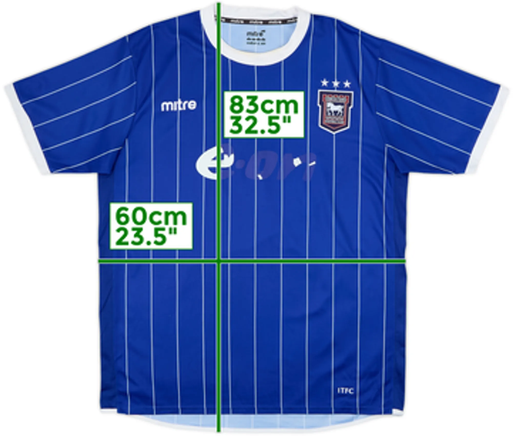 2007-08 Ipswich Home Shirt - 4/10 - (XL)