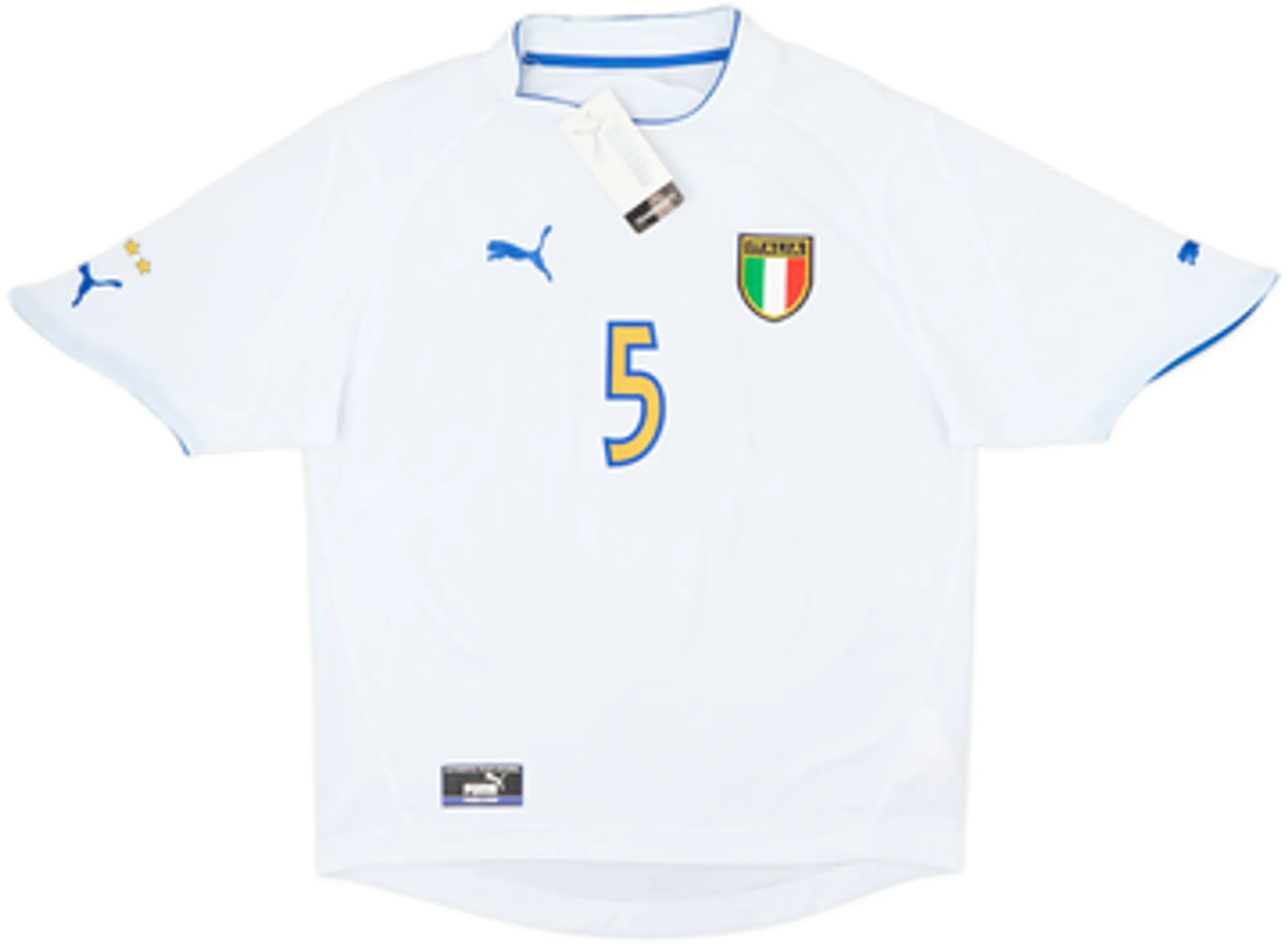 2003-04 Italy Away Shirt Cannavaro #5 (M)
