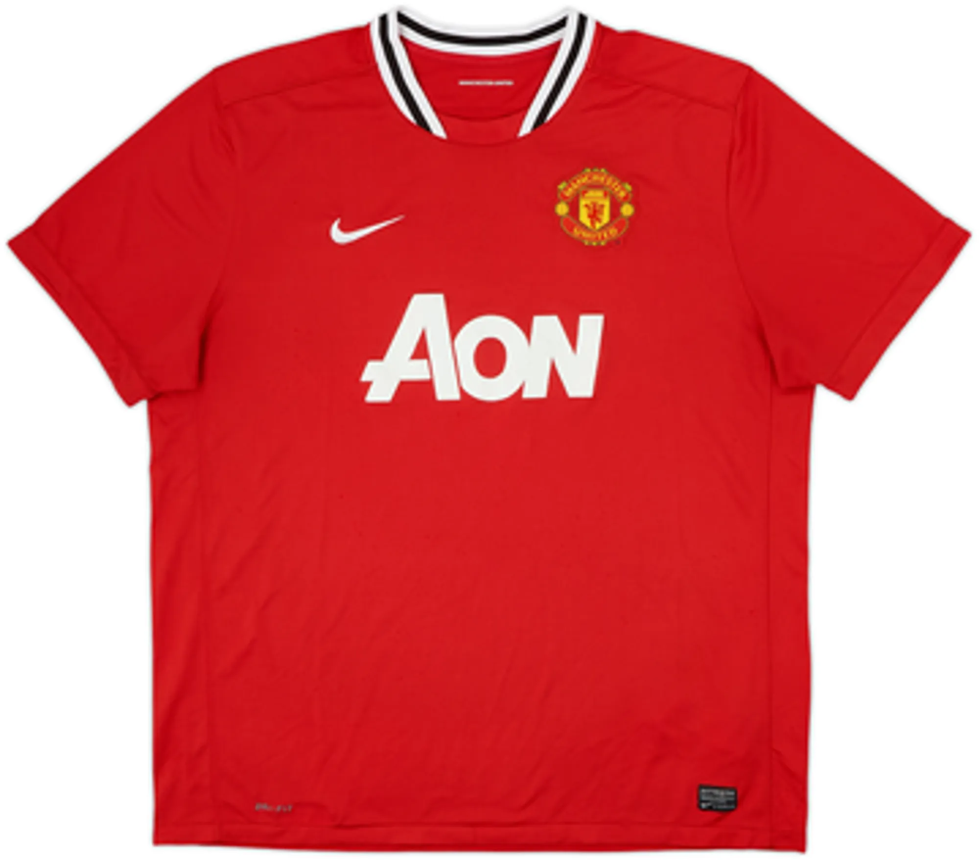 2011-12 Manchester United Home Shirt Young #18 - 6/10 - (XXL)