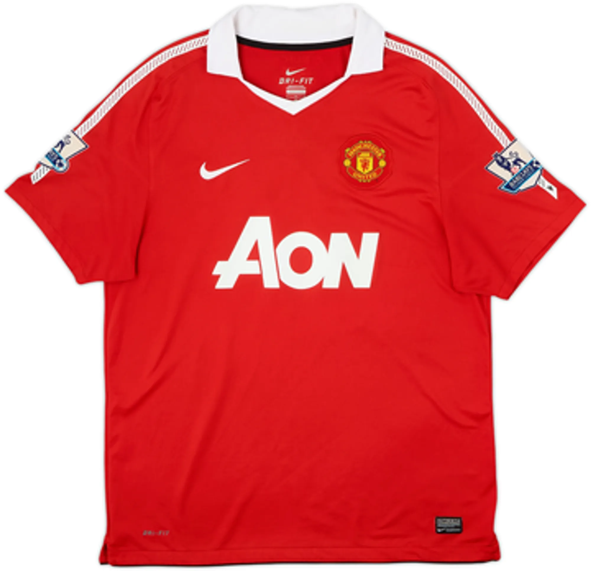 2010-11 Manchester United Home Shirt Scholes #18 - 7/10 - (L)