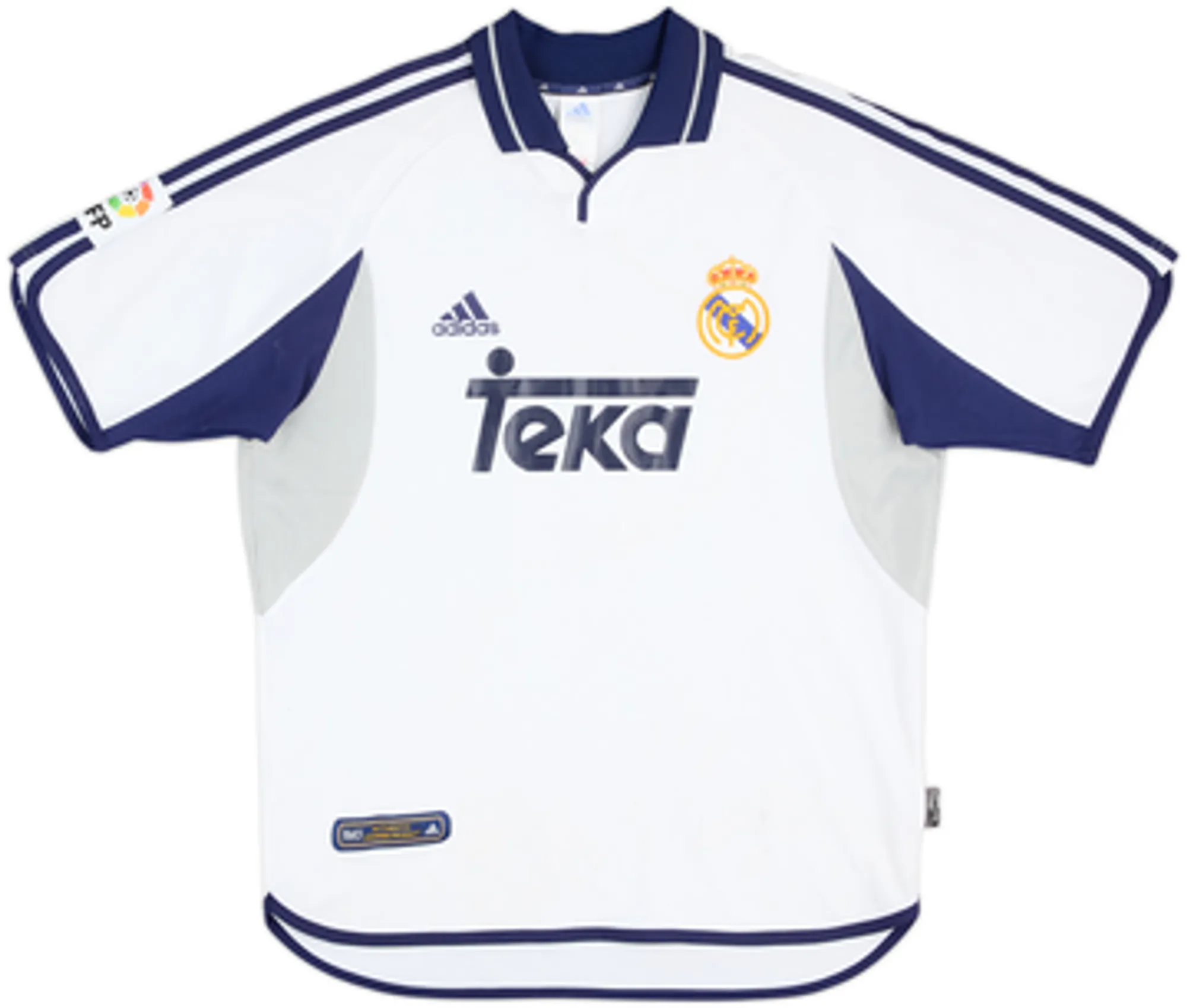 2000-01 Real Madrid Home Shirt Karanka #18 - 6/10 - (M)
