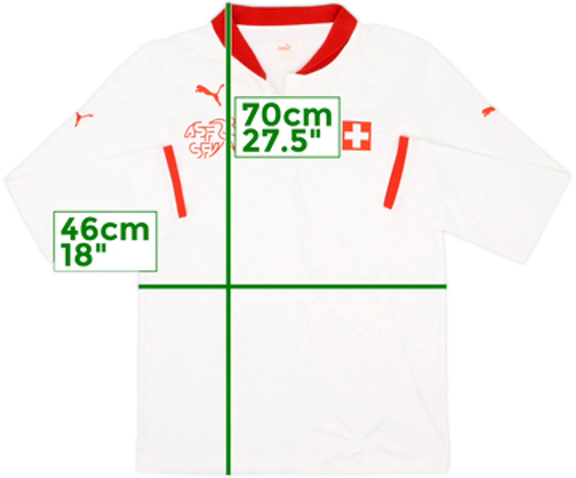 2014-15 Switzerland Away L/S Shirt - 8/10 - (Women's L)