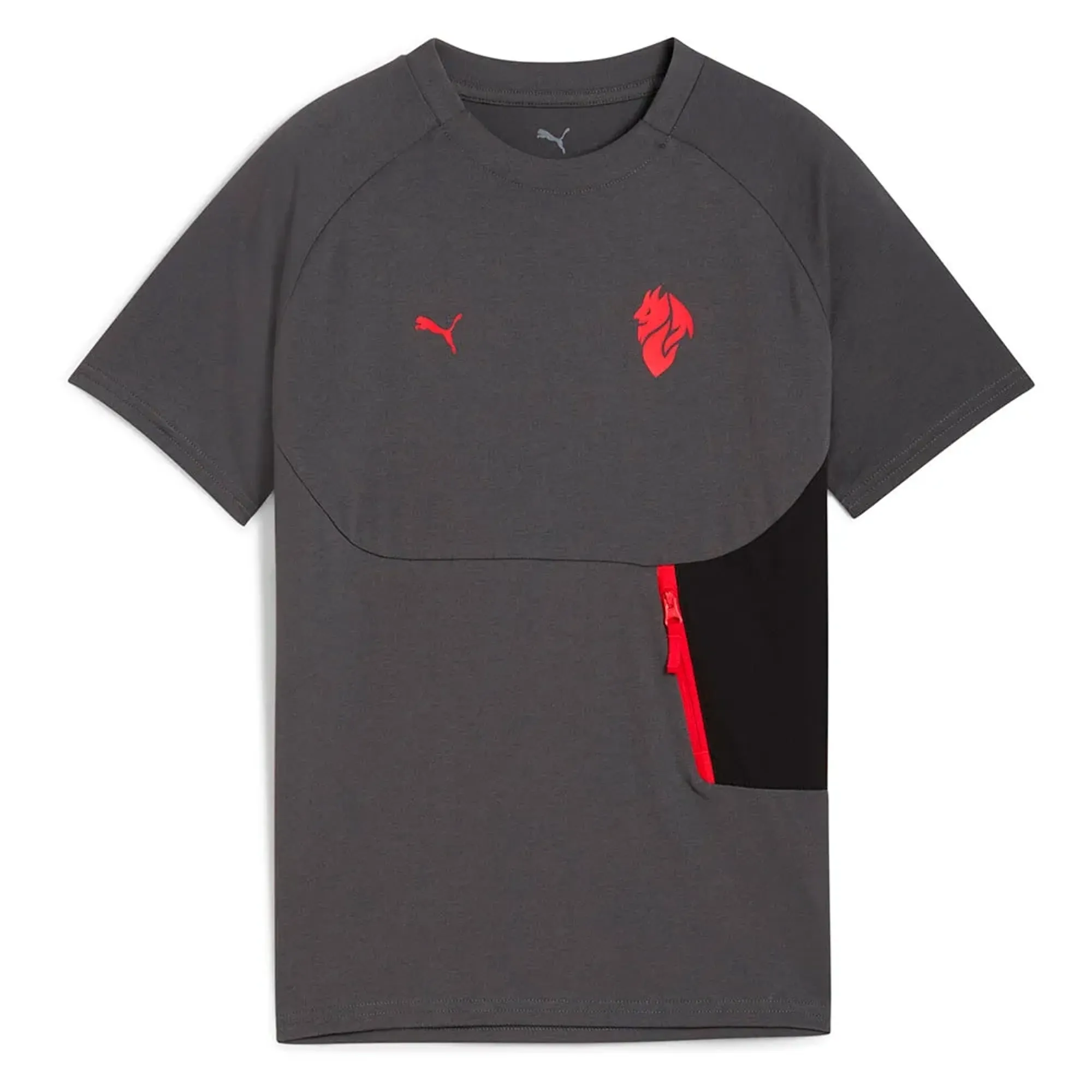 Puma Ac Milan 25/26 Tech Pocket Jr Short Sleeve T-shirt