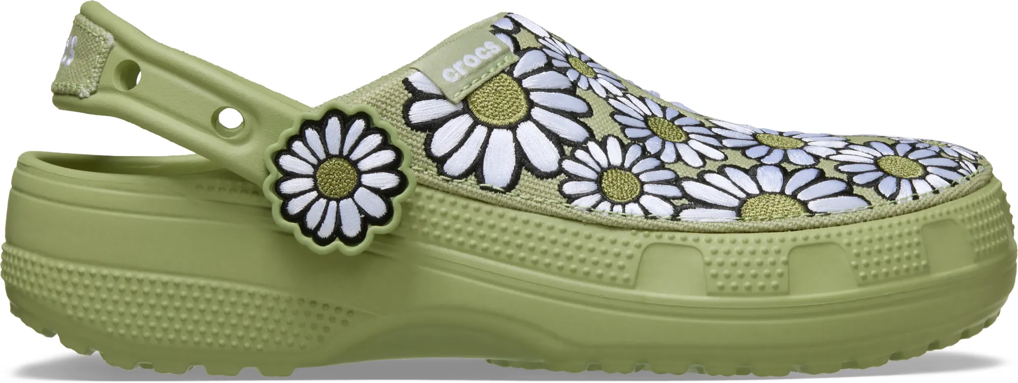 Crocs | Unisex | Crafted Daisy | Clogs | Tac Green | W4/M3