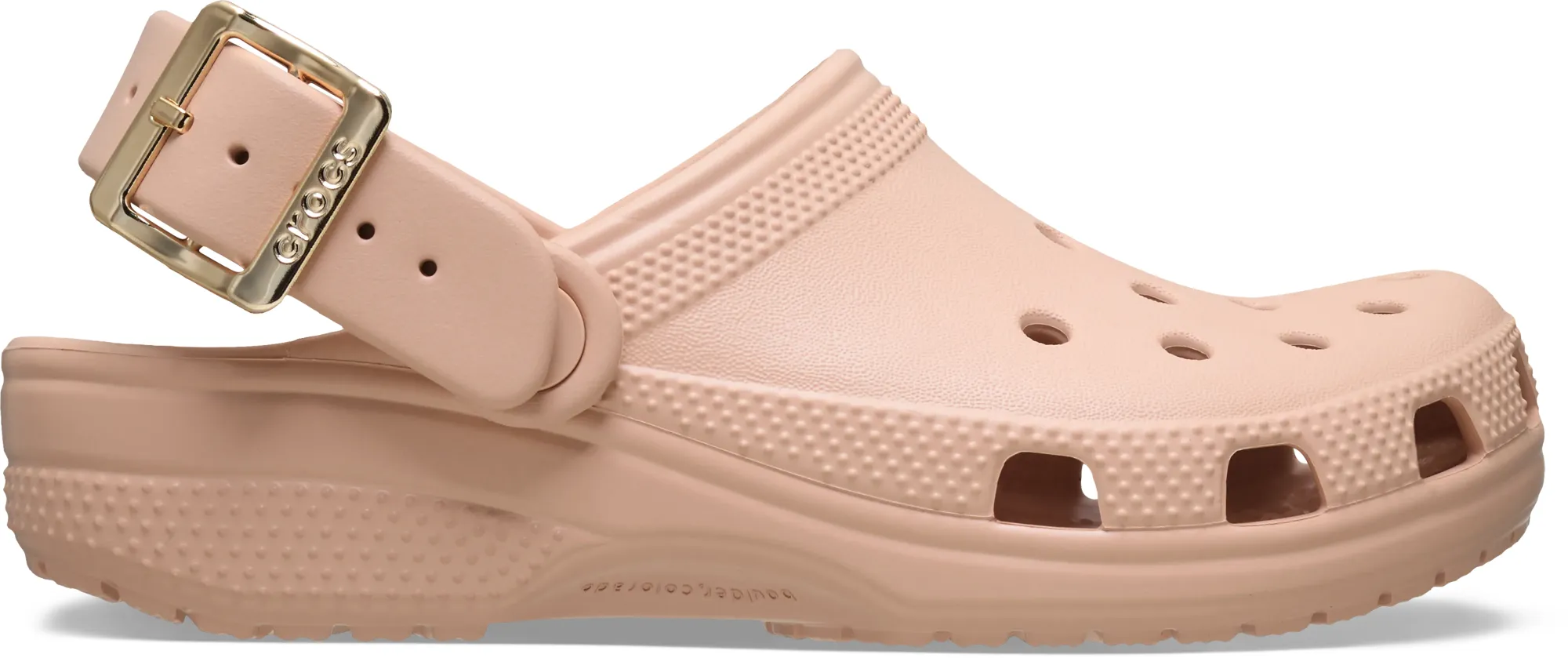 Crocs | Unisex | Classic Metallic Buckle | Clogs | Blush | W2/M1