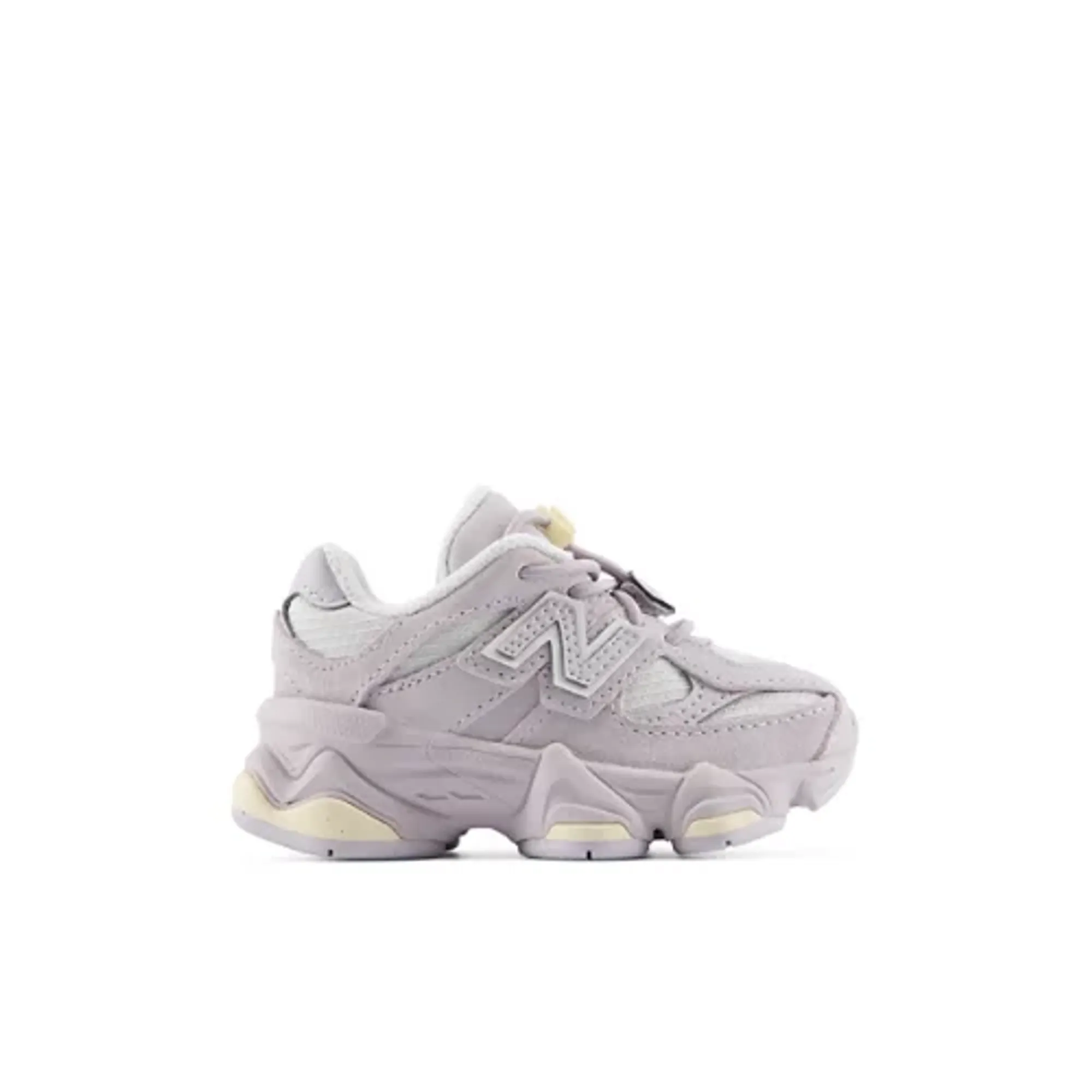 New Balance Infants 9060 Bungee in Grey/Beige Suede/Mesh