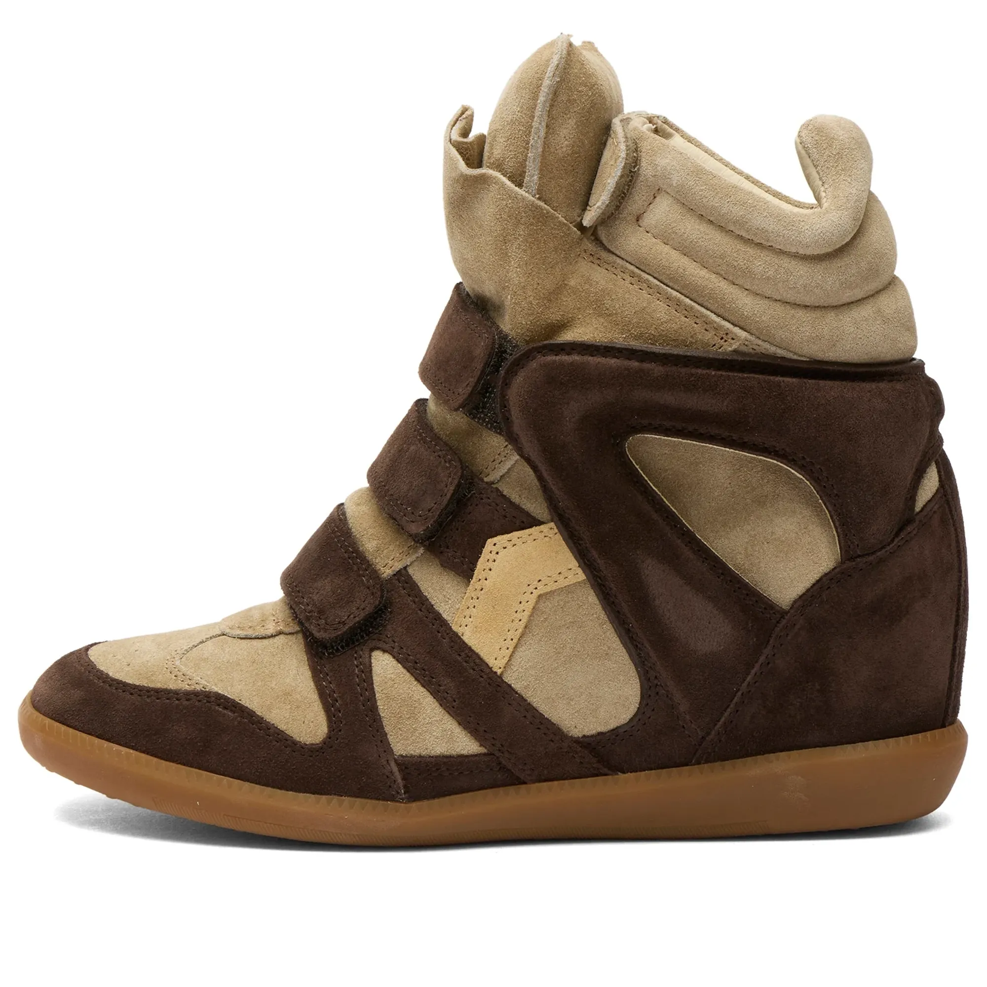Isabel Marant Women's Bekett Sneakers Chocolate/Sand Brown