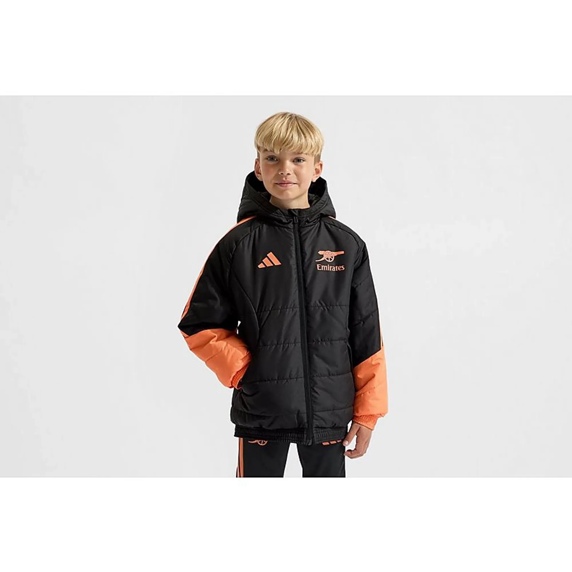 Arsenal adidas Kids 26/27 Black Training Winter Jacket, Black
