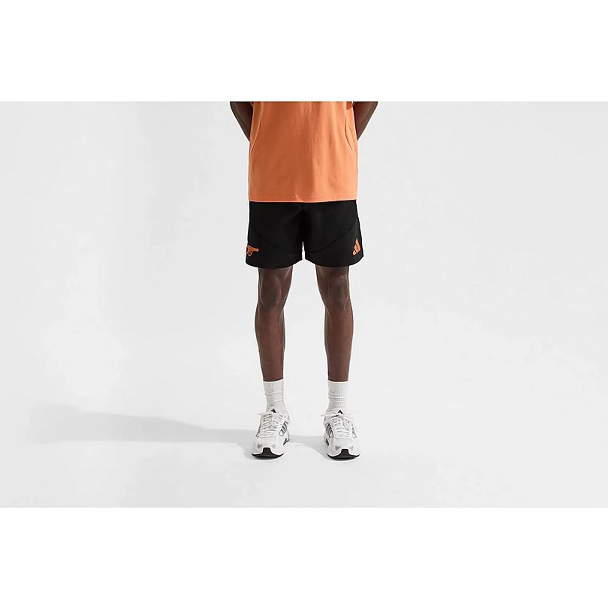 Arsenal adidas 26/27 Training Downtime Woven Shorts, Black