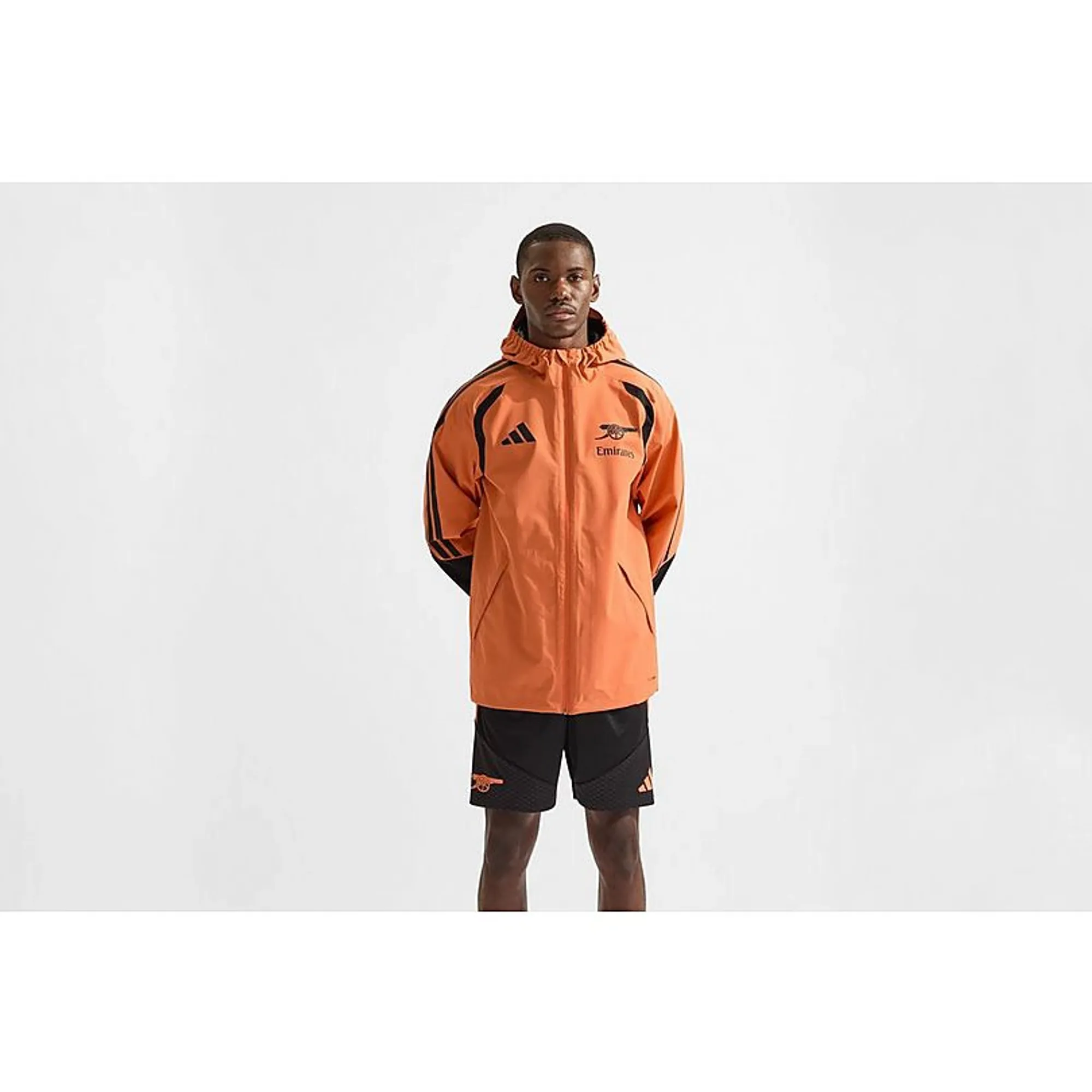 Arsenal adidas 26/27 Orange Training Rain Jacket, Orange