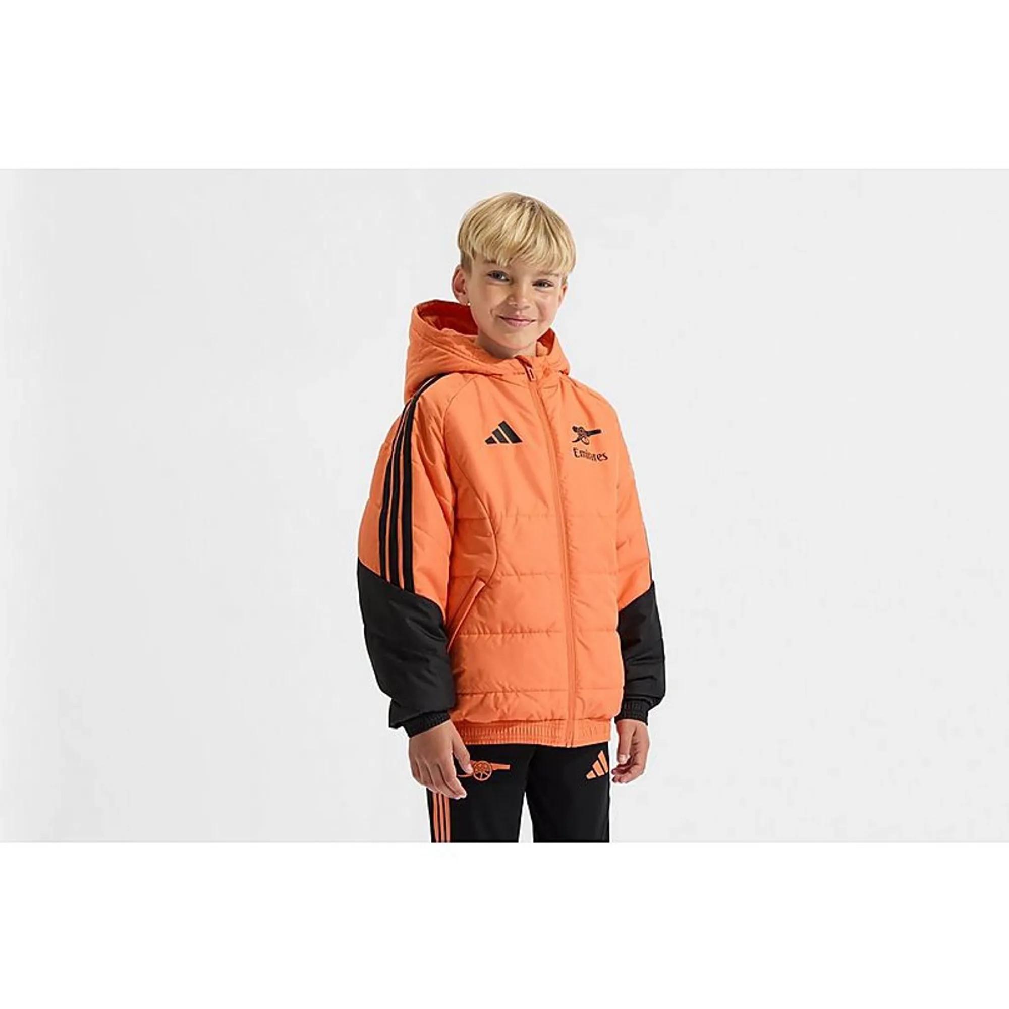 Arsenal adidas Kids 26/27 Orange Training Winter Jacket, Orange