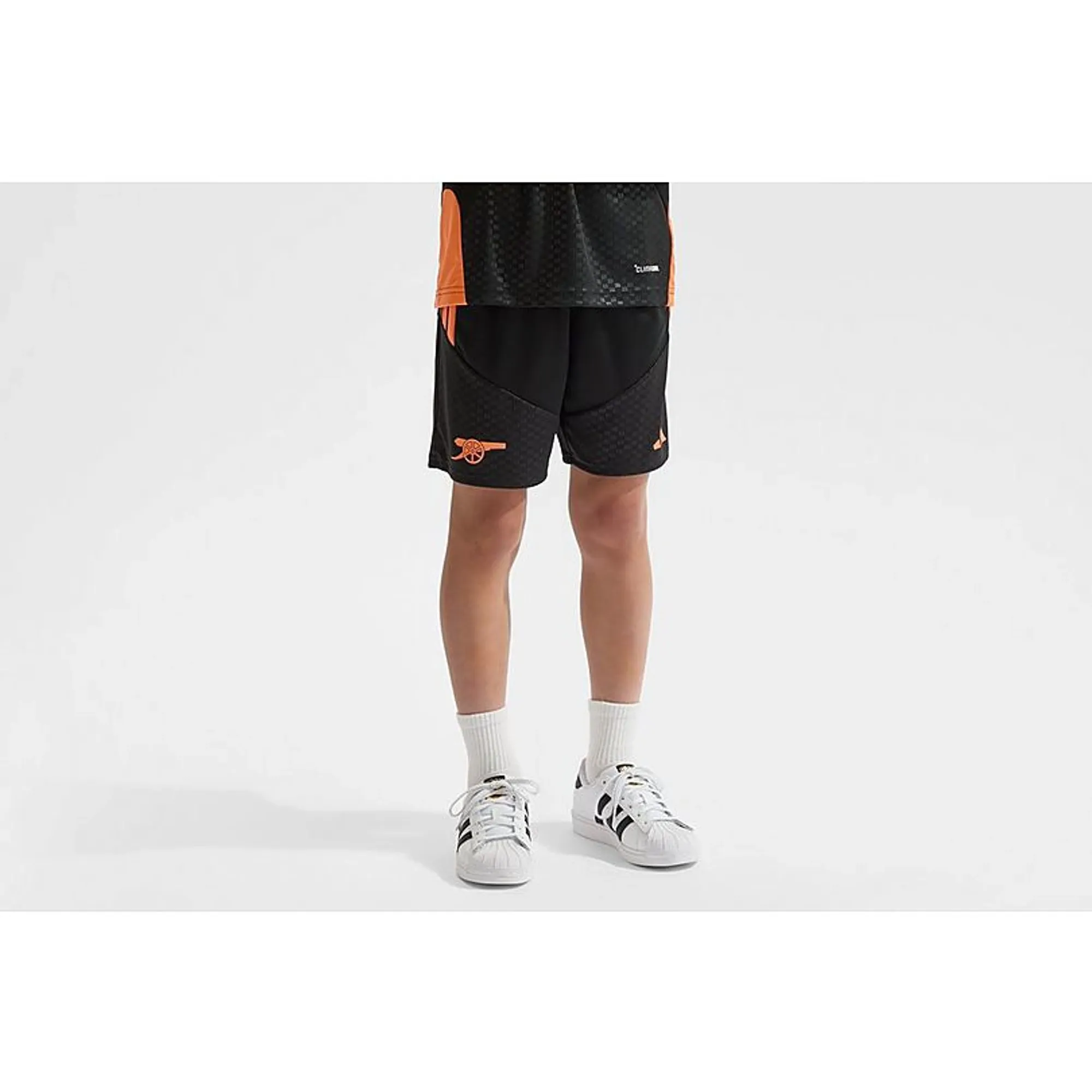 Arsenal adidas Kids 26/27 Training Shorts, Black