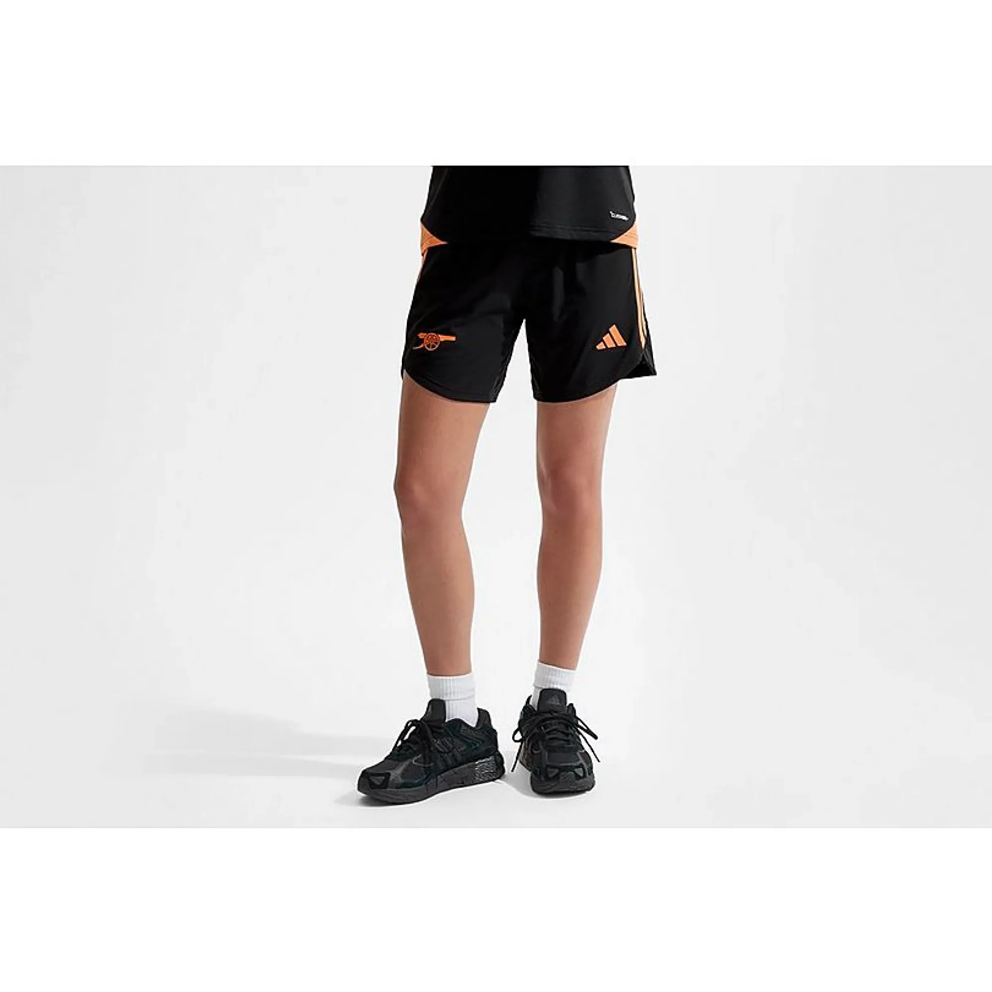 Arsenal adidas Womens 26/27 Training Shorts, Black