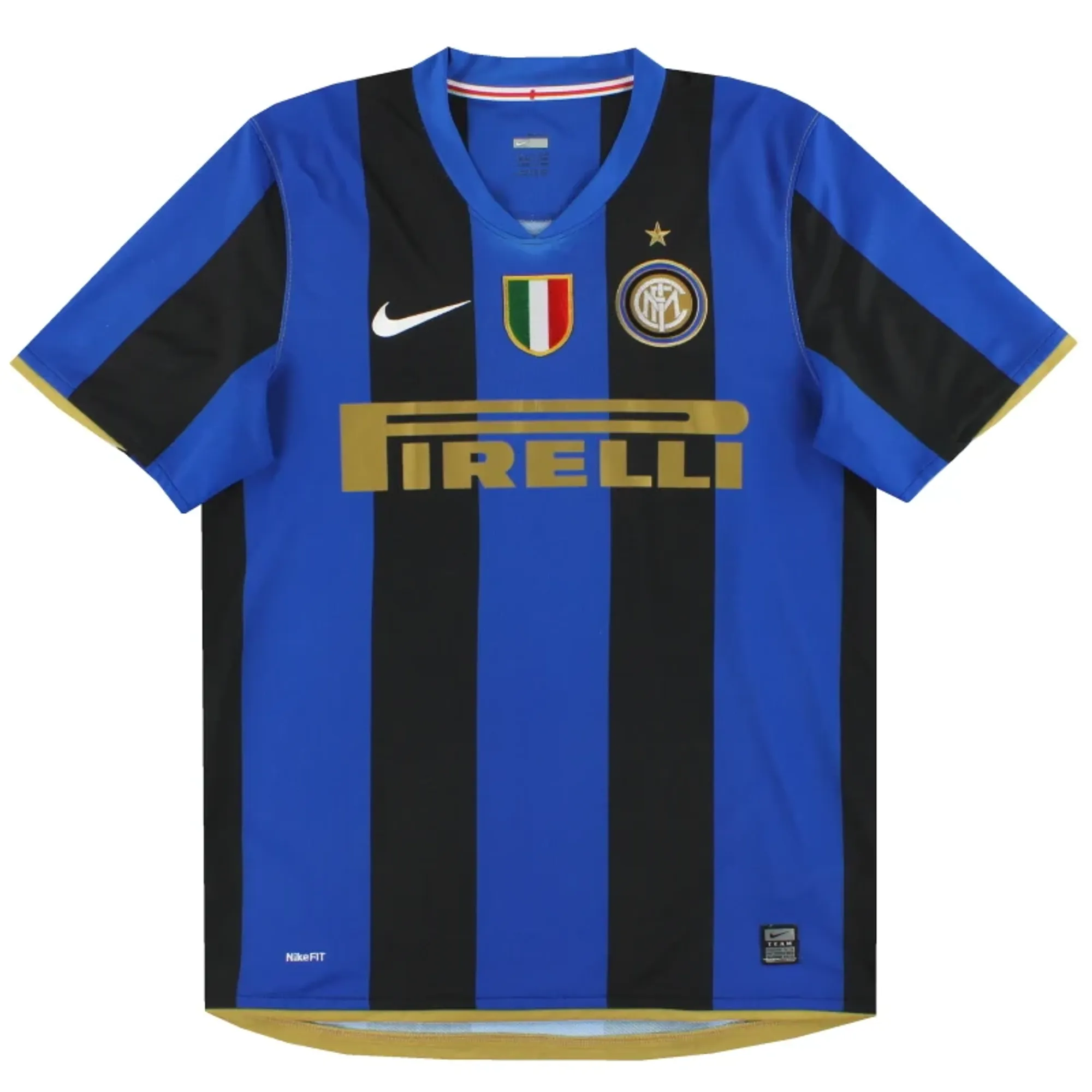 2008-09 Inter Milan Nike Home Shirt M - Inter Milan / Excellent