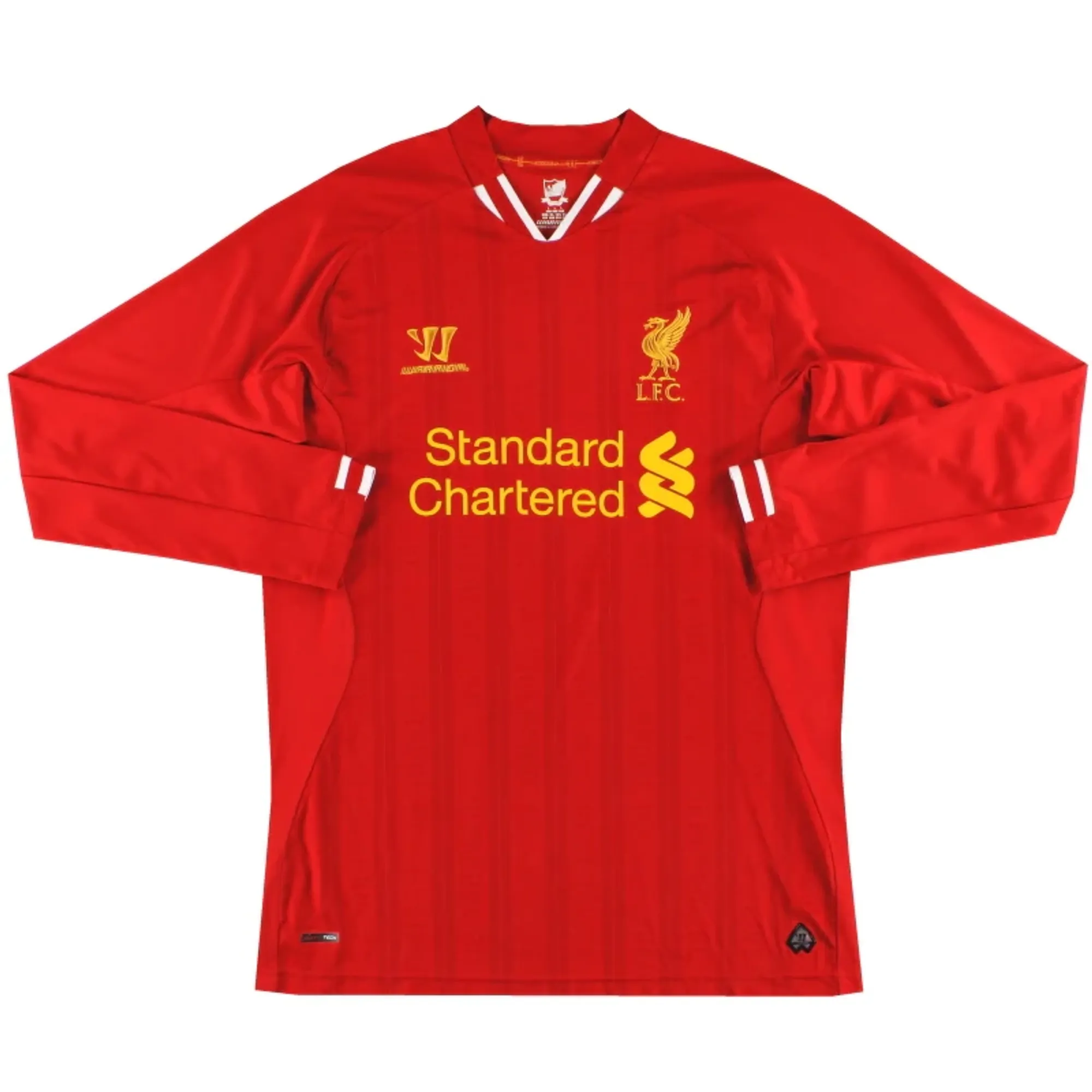 2013-14 Liverpool Warrior Home Shirt L/S XXL - Liverpool / Excellent 