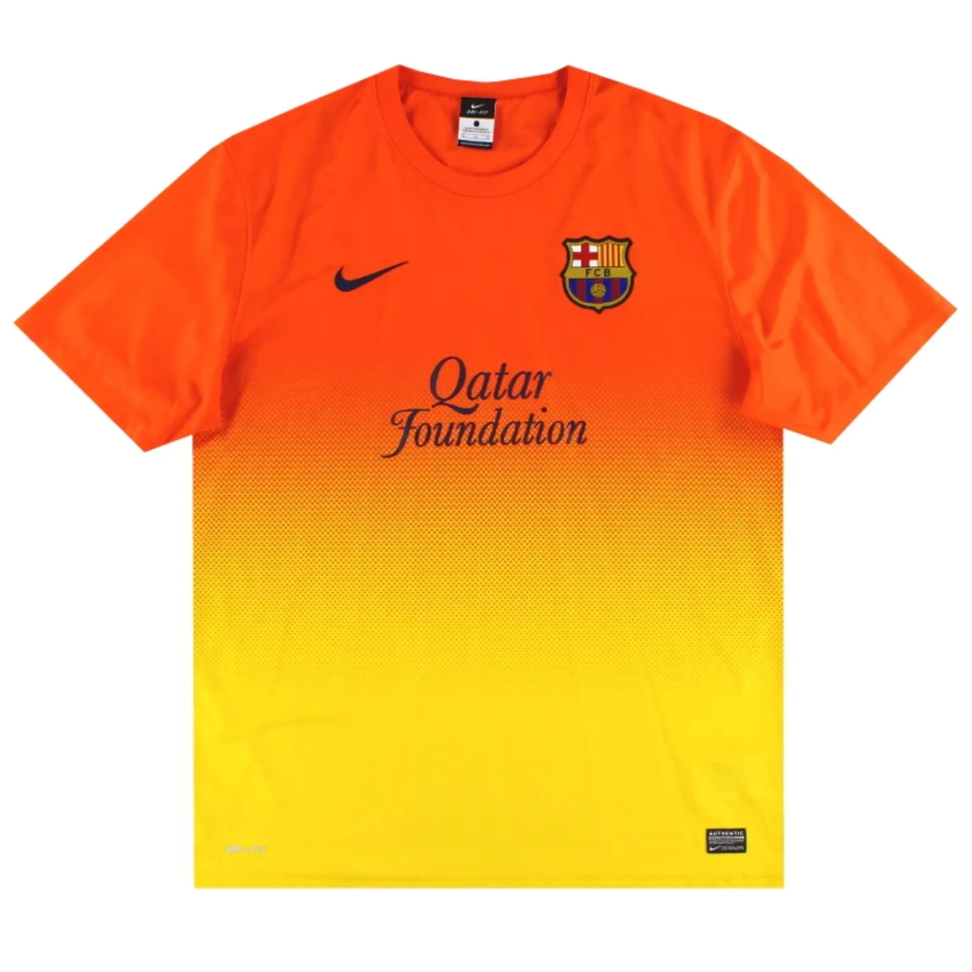 2012-13 Barcelona Nike Basic Away Shirt L - Barcelona / Excellent
