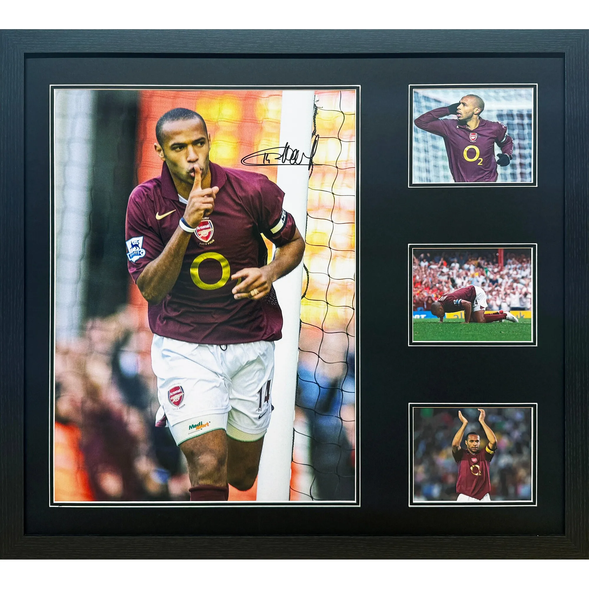 Arsenal Thierry Henry 2005/06 Signed Photo Framed