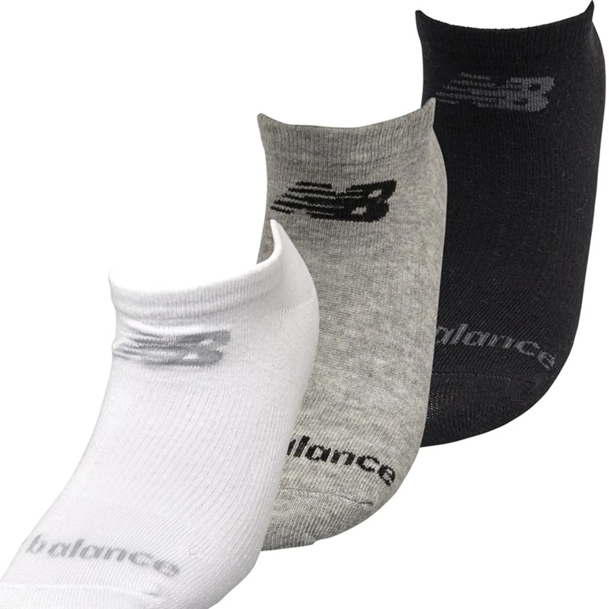New Balance New 3 Pack No Show Socks - Multi