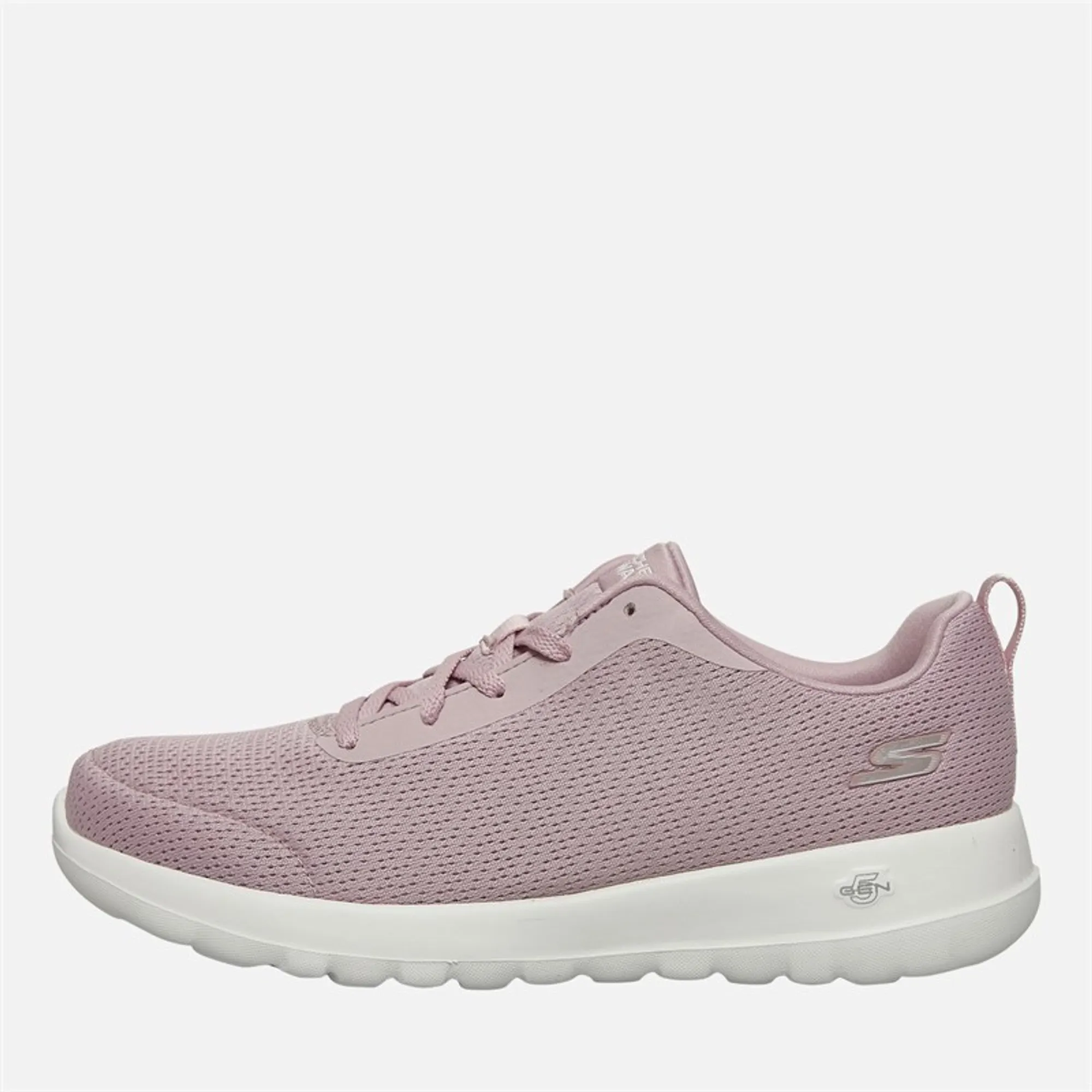 SKECHERS Womens Go Walk Joy Aurelia Trainers Mauve/White