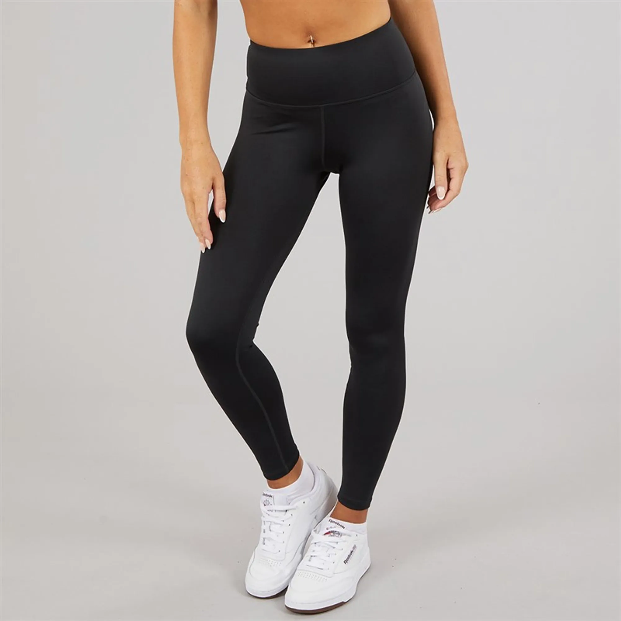 Reebok Womens ID Train High Waist Tight Leggings Night Black