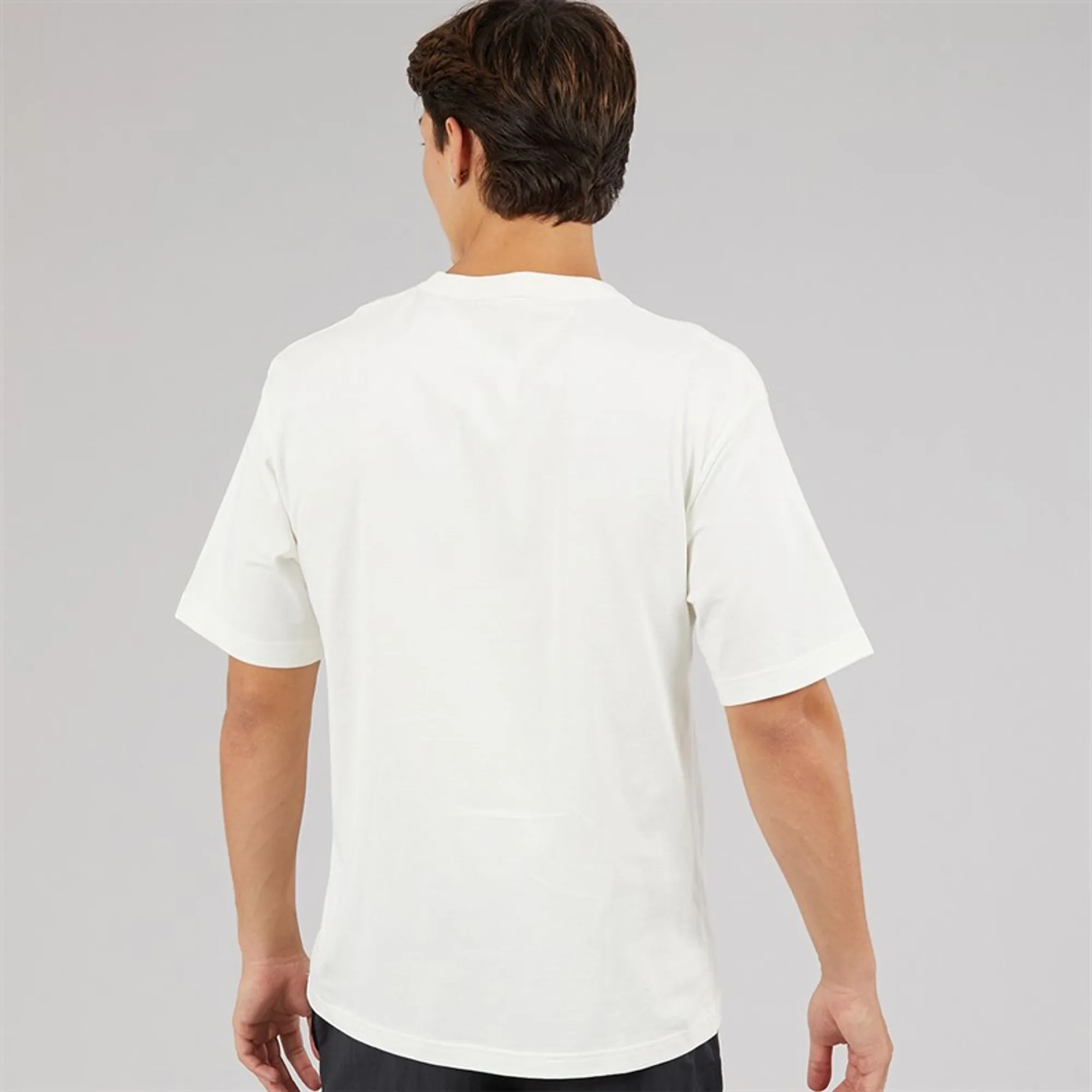 Reebok Mens Classics Team Tradition T-Shirt Chalk