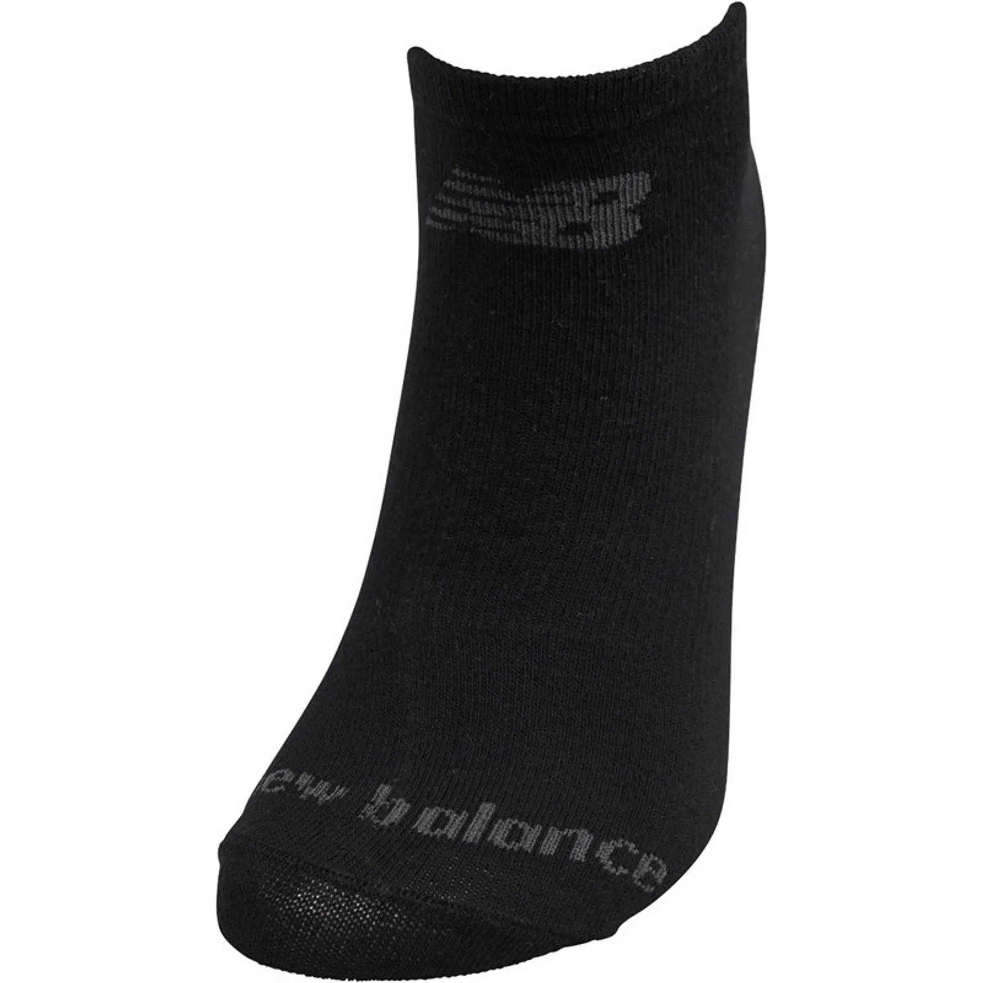 New Balance New 3 Pack No Show Socks - Black
