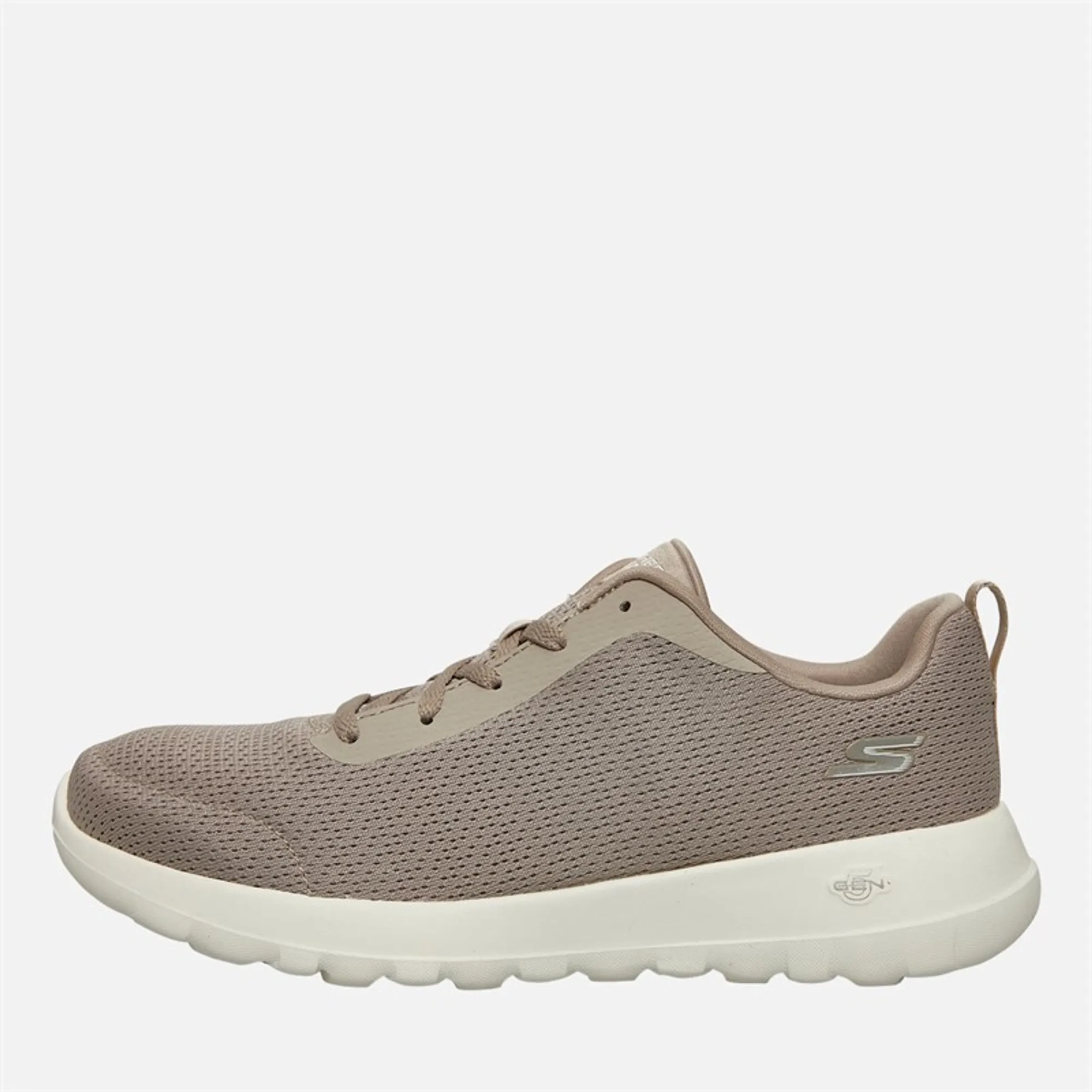 SKECHERS Womens Go Walk Joy Aurelia Trainers Taupe/White