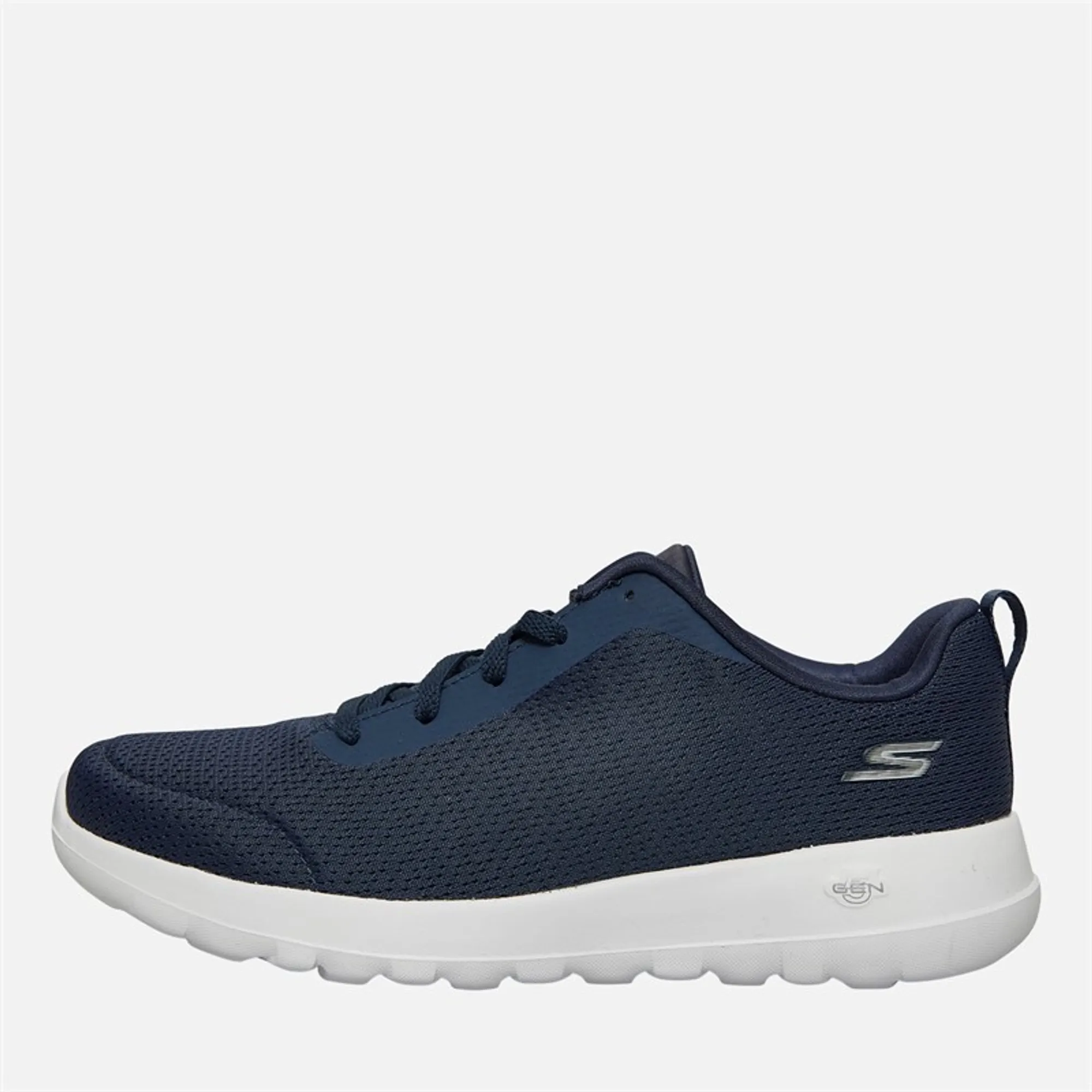 SKECHERS Womens Go Walk Joy Aurelia Trainers Navy/White