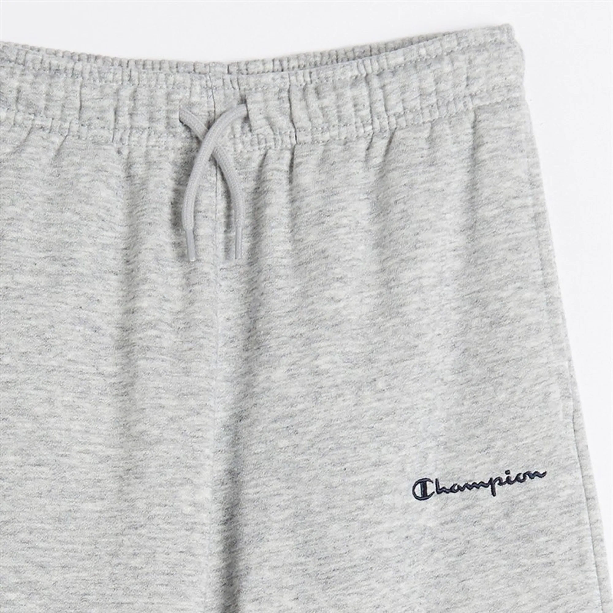 Champion Junior Core Heritage Logo Straight Hem Joggers Light Grey