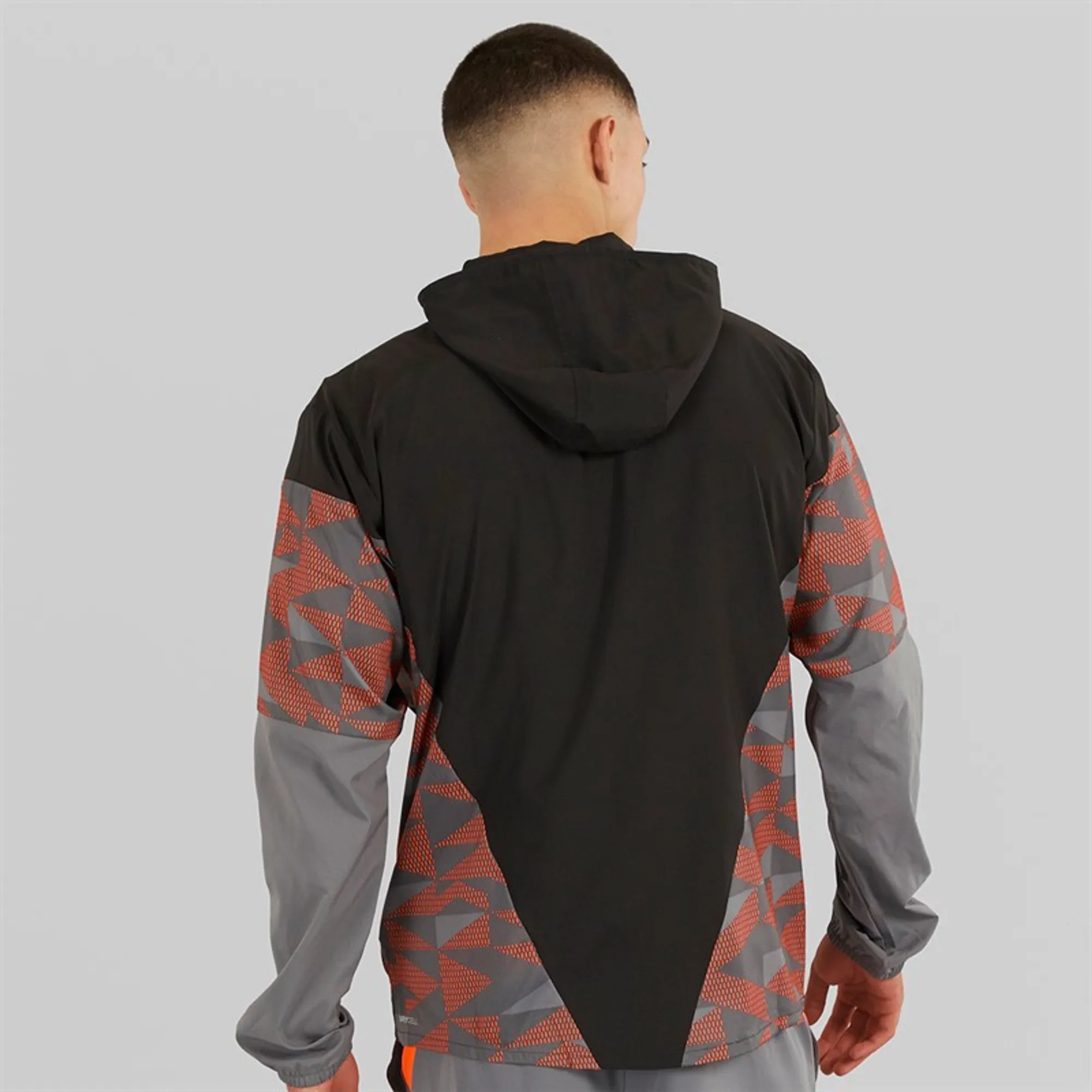 Puma Mens dryCELL Speed Lightweight Woven Running Jacket Black/Grey/Red