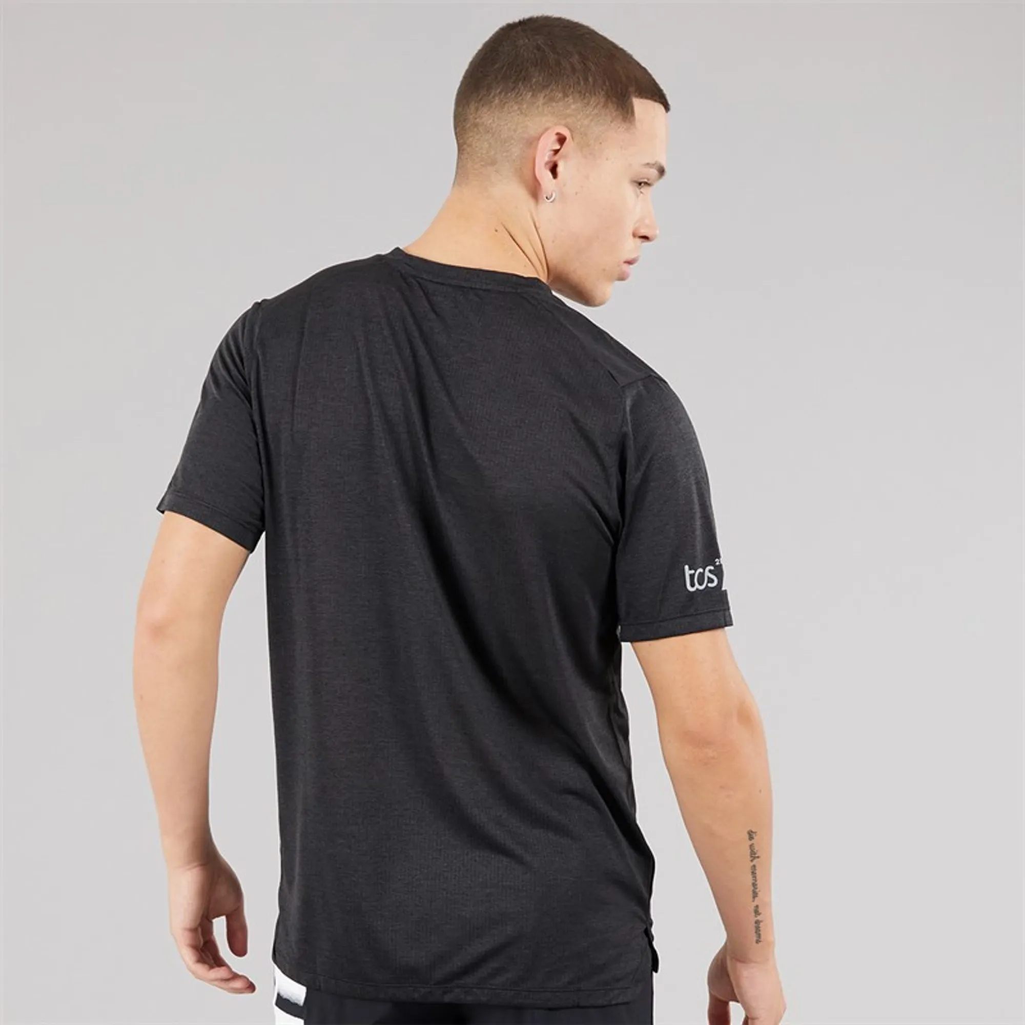 New Balance Mens London Edition Run London Graphic Running T-Shirt Black