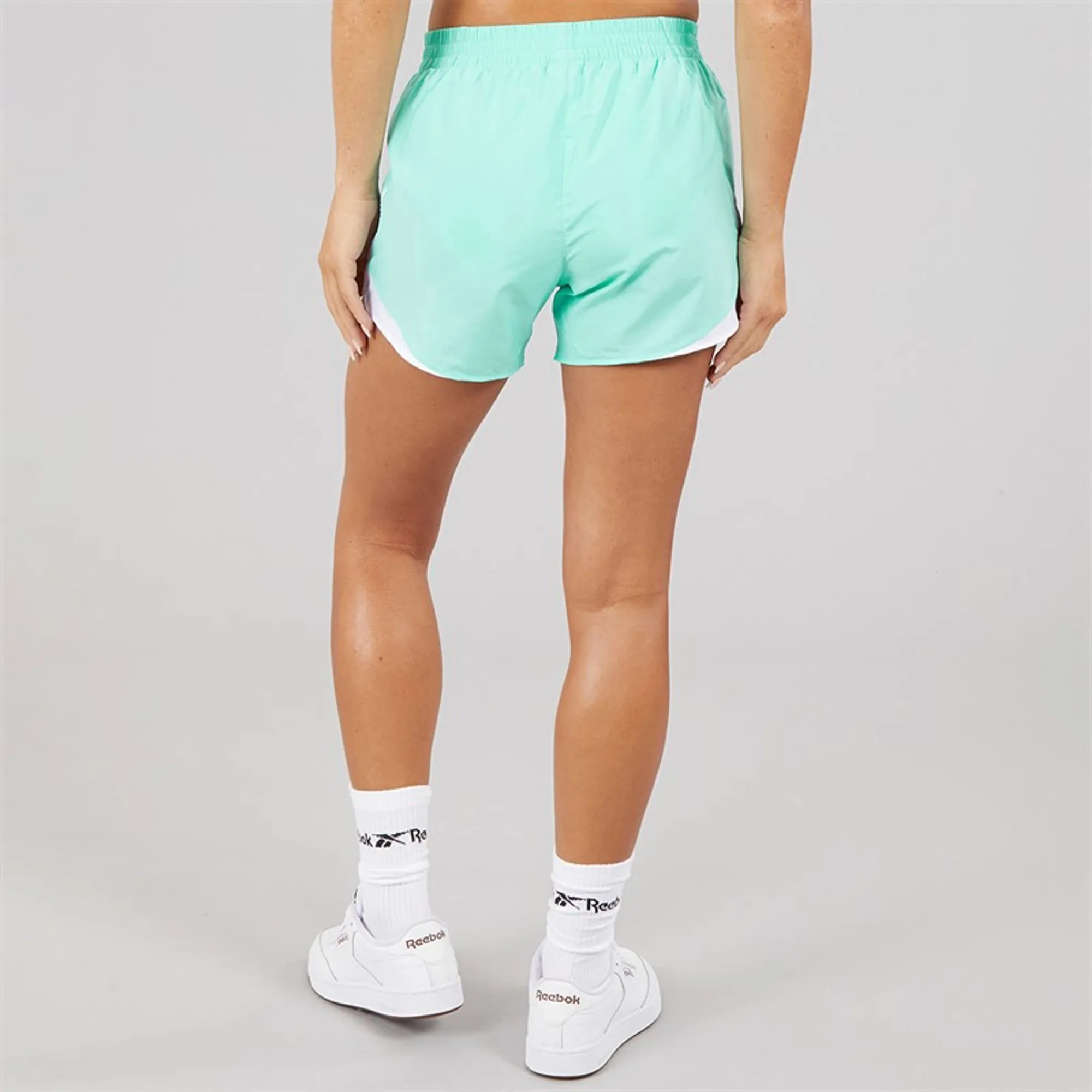 Reebok Womens ID Train Woven Shorts Ai Aqua