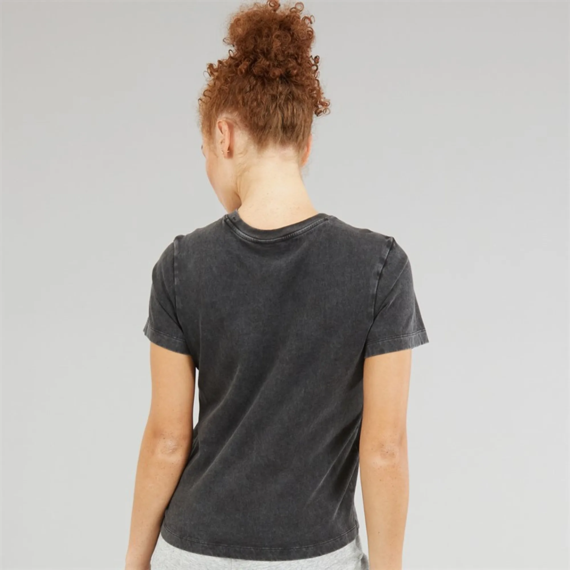 Champion Womens Icons Wash Logo T-Shirt Black