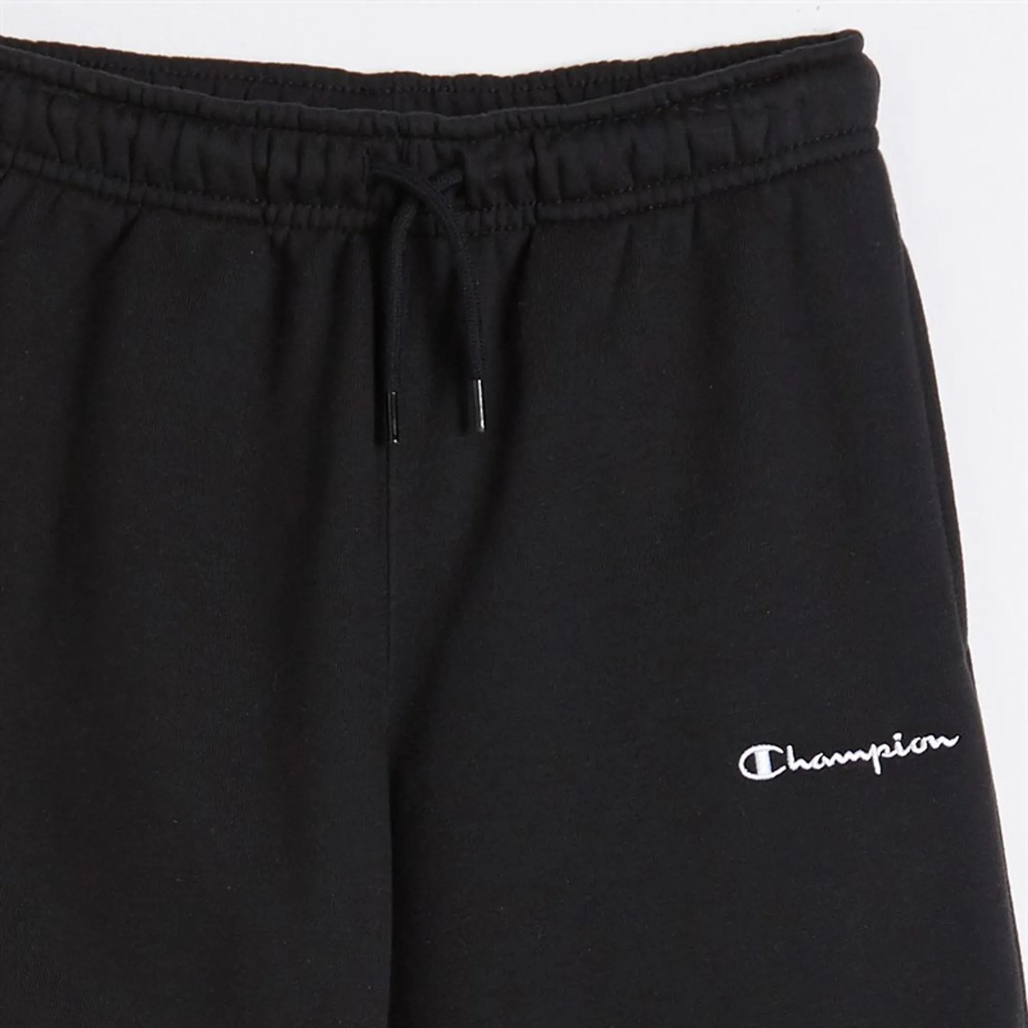 Champion Junior Core Heritage Logo Straight Hem Joggers Black
