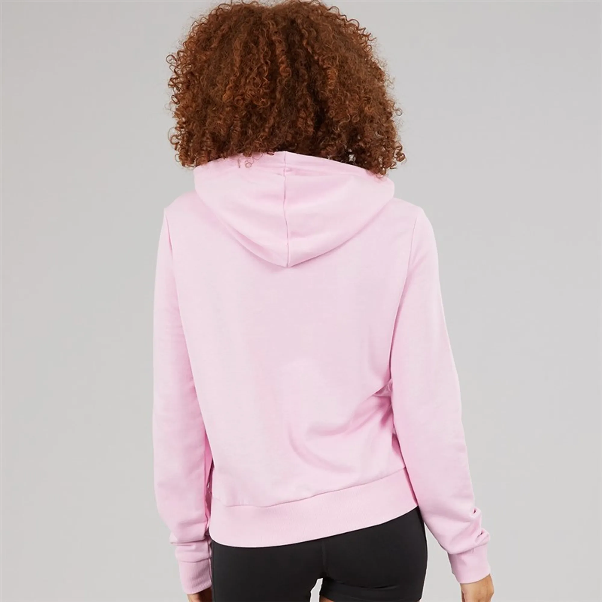 Reebok Womens Reebok Identity Small Logo French Terry Hoodie Astro Rose