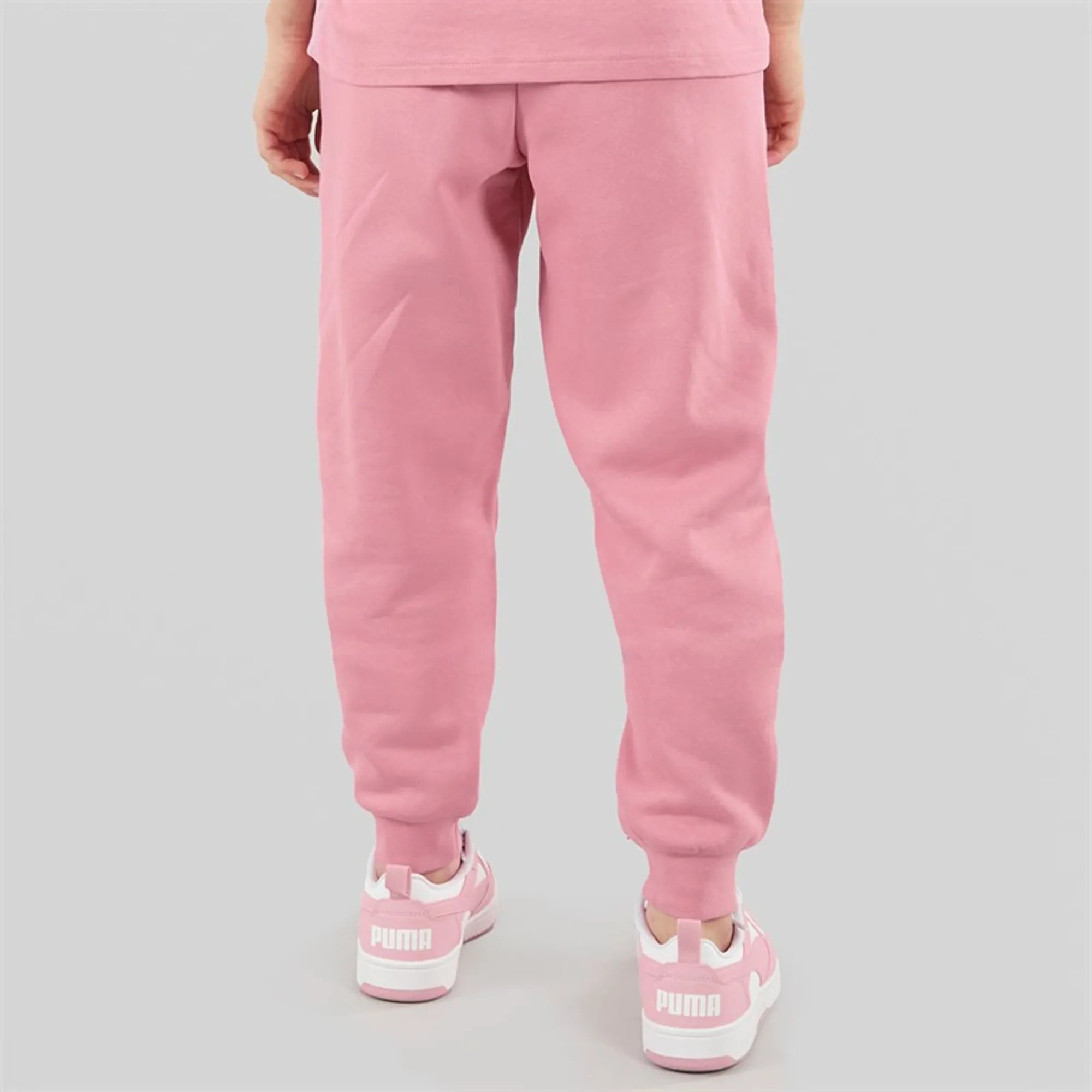 Puma Girls Sportstyle Fleece Sweatpants Mauved Out