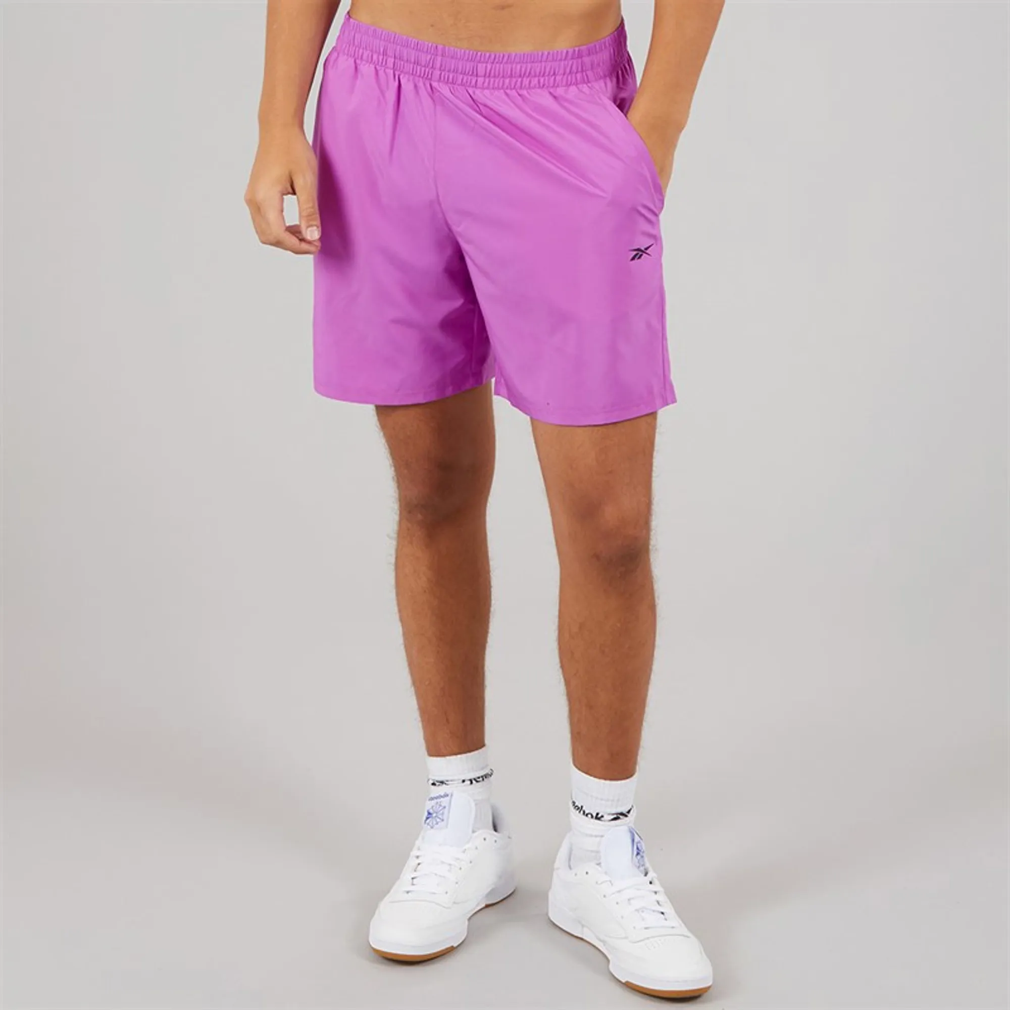 Reebok Mens Athlete Hype Color Shorts Purple Rave