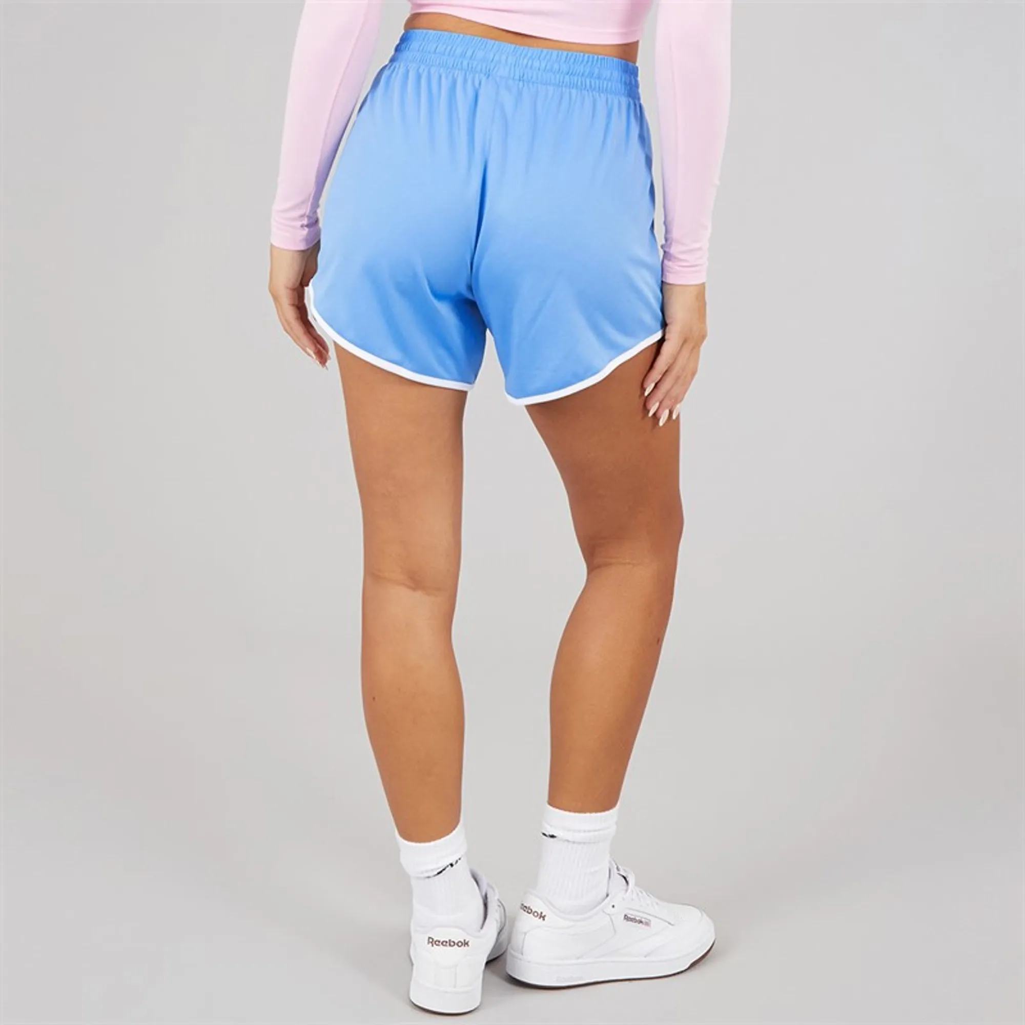 Reebok Womens ID Train Knit Shorts Recovery Blue