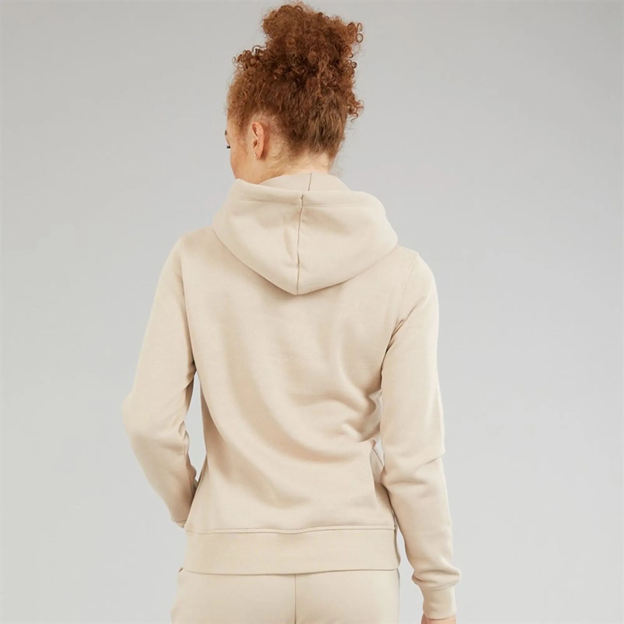 Champion Womens Icons Tonal Logo Hoodie Cream