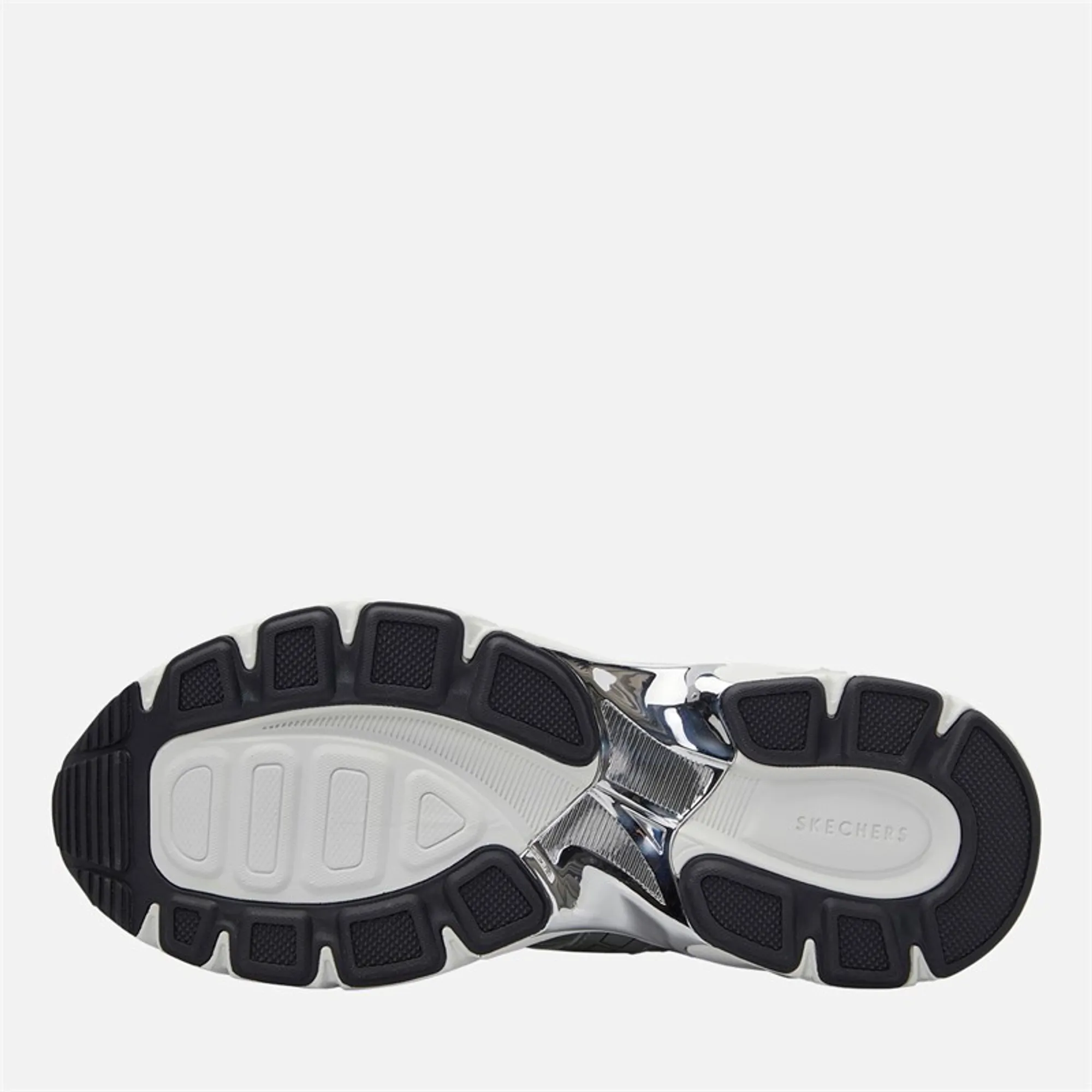 SKECHERS Mens Shadow Stellar 90 Trainers Silver