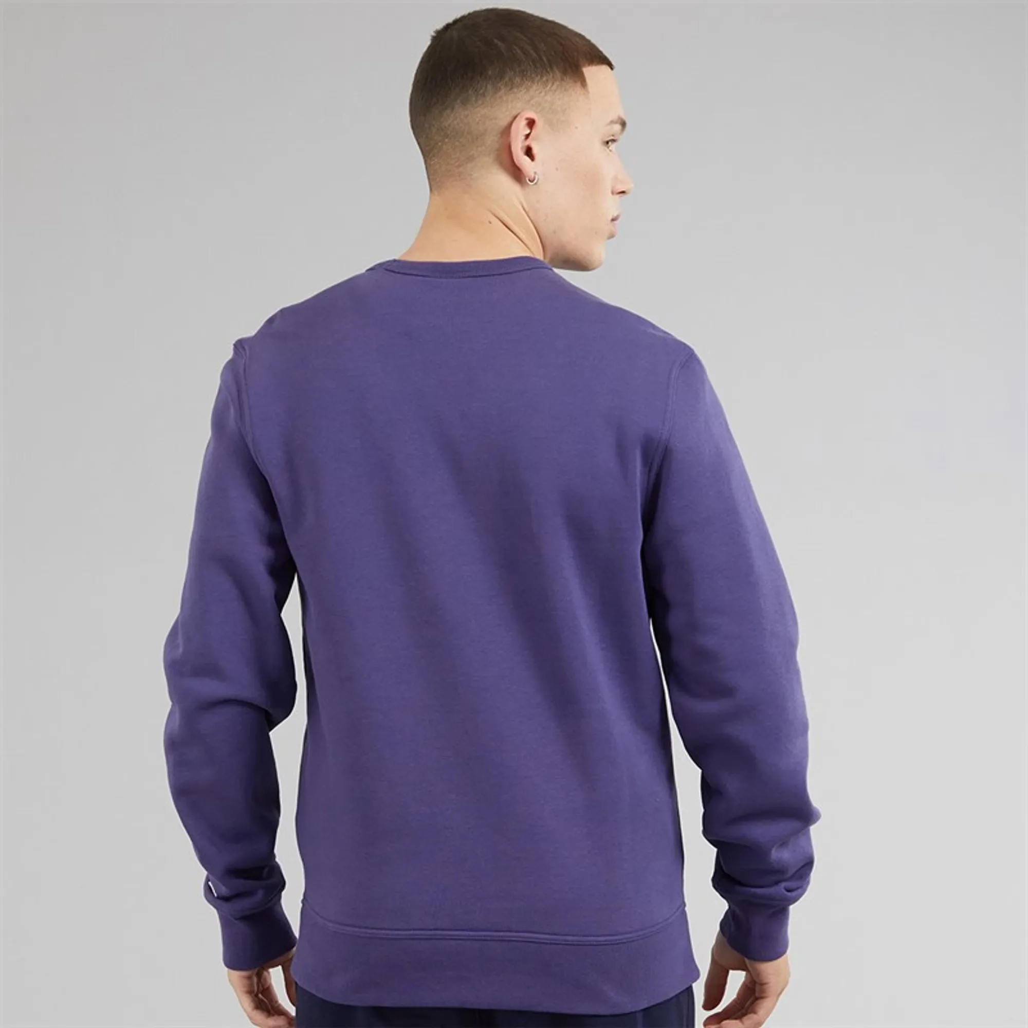 Champion Mens Core Icons Heritage Logo Sweatshirt Dark Blue