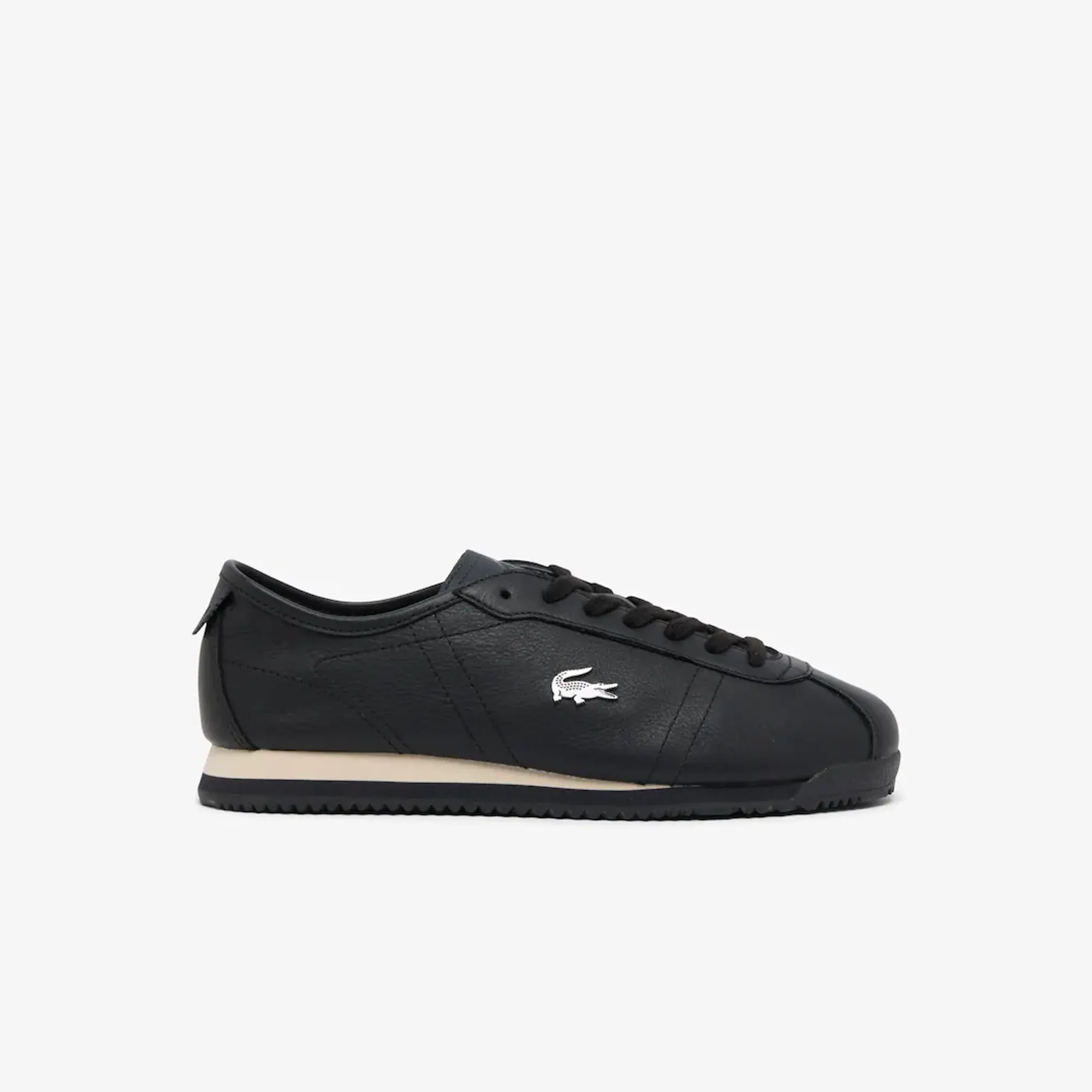 Lacoste Men’s Club-Low Leather Sneakers - Black